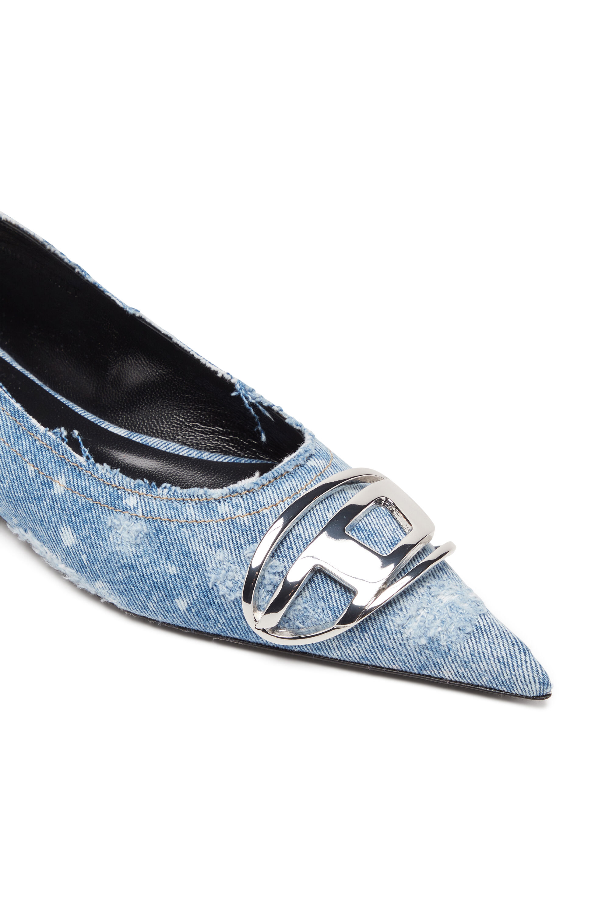 D Venus Ballerines avec finition miroir Femme Bleu Diesel