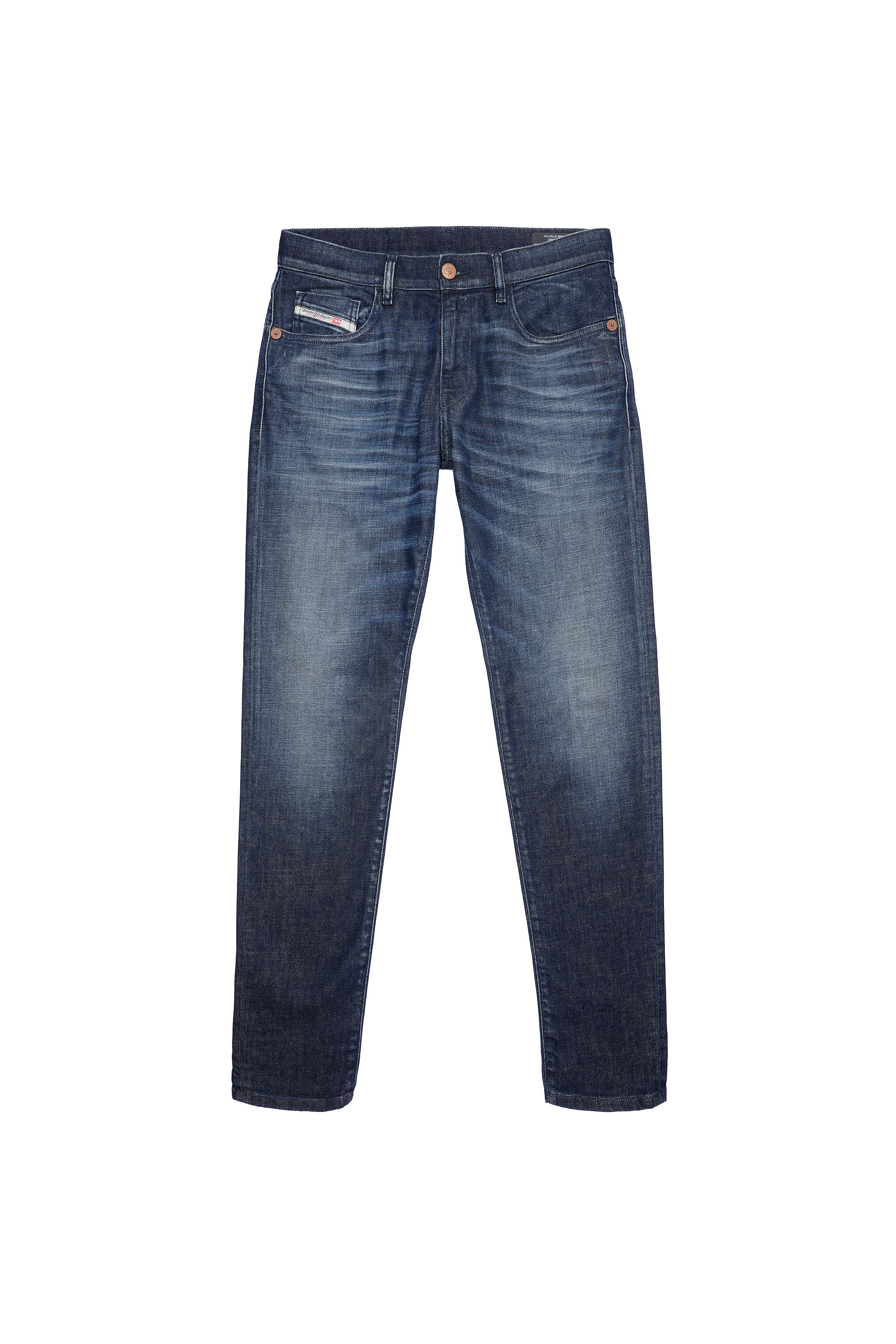 Diesel - 2019 D-STRUKT 09B03 Slim Jeans, Dark Blue - Image 2