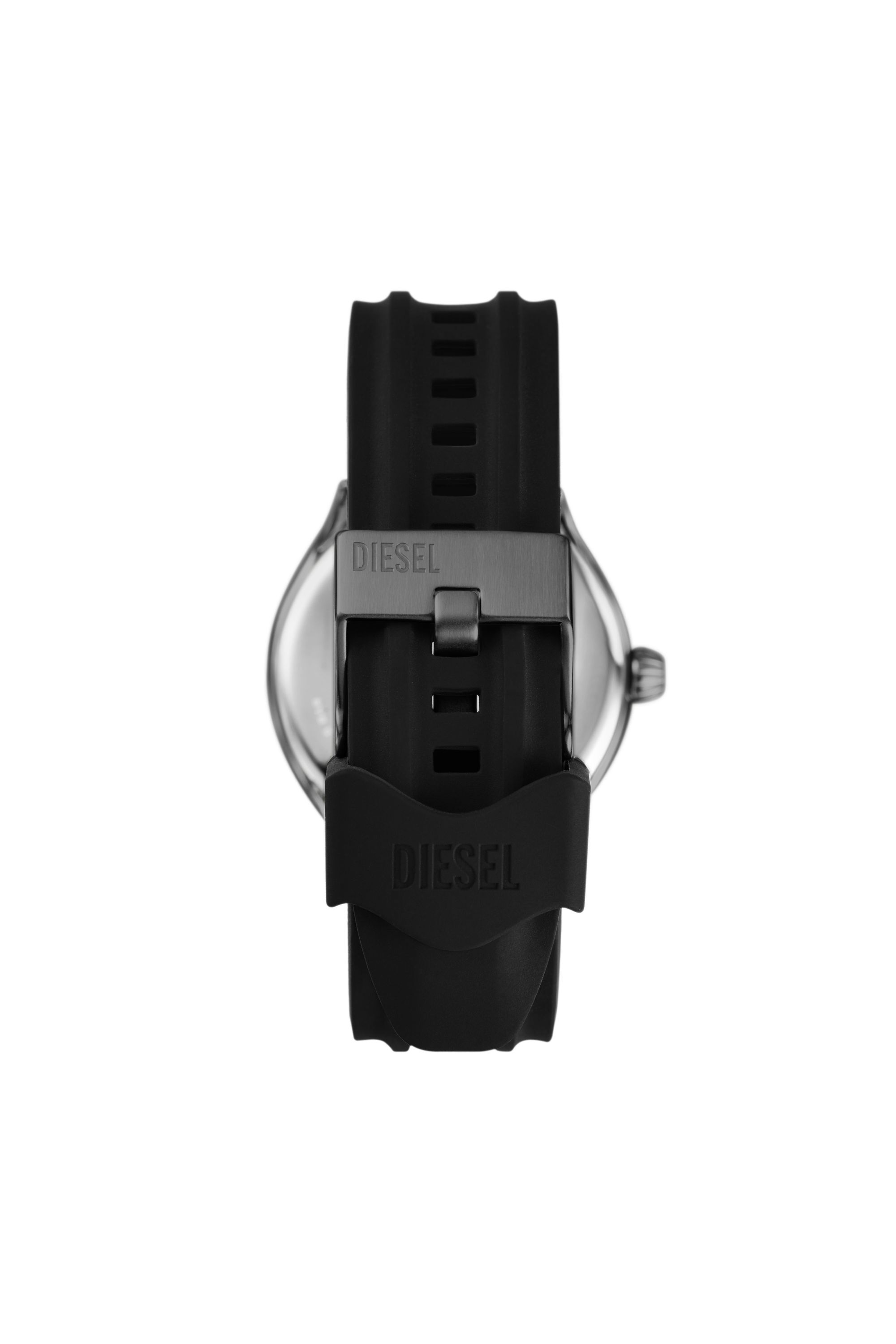 Black silicone watch strap on sale