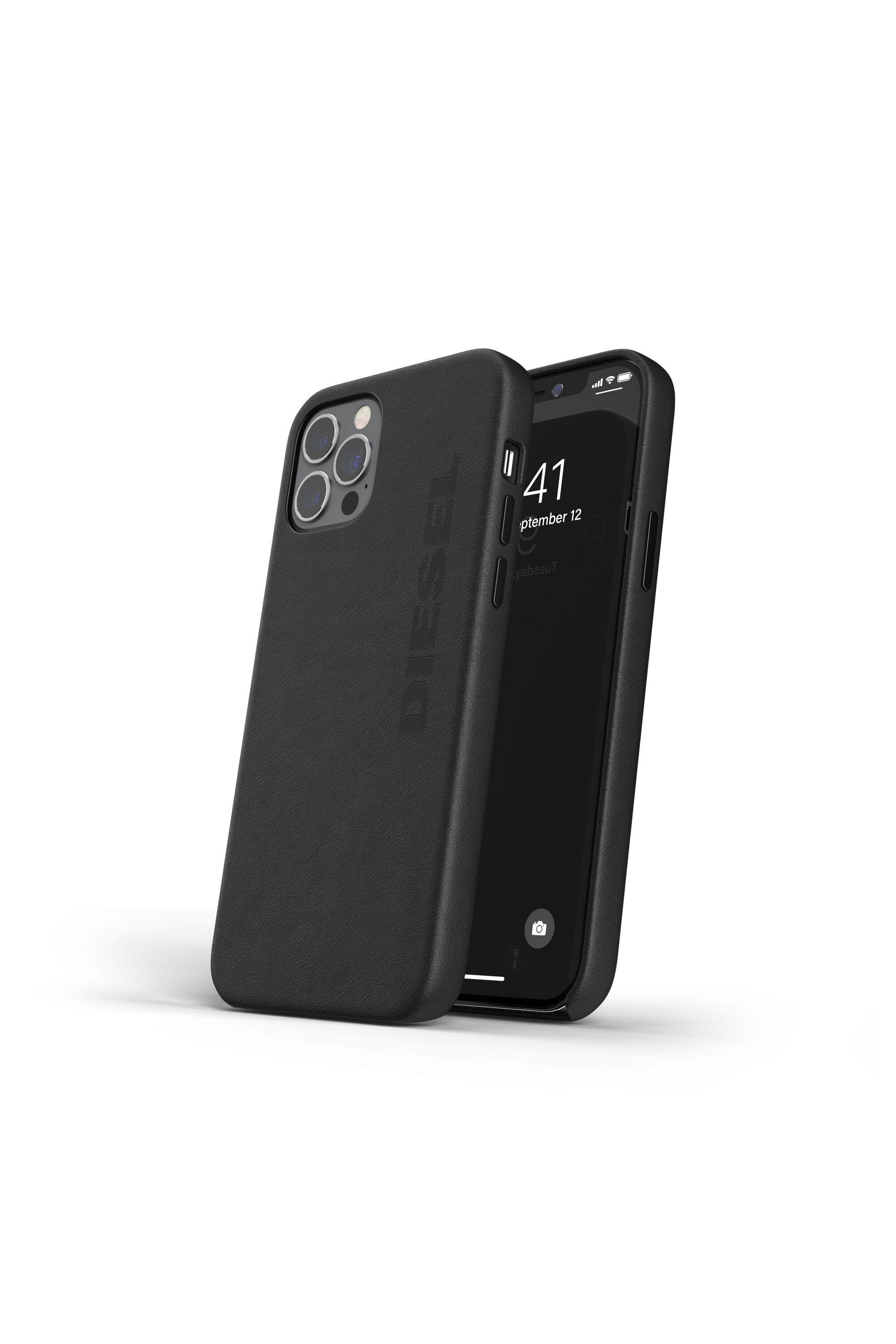 Diesel - 42516 STANDARD CASE, Étui full wrap pour iPhone 12/12 Pro Mixte in Noir - 3