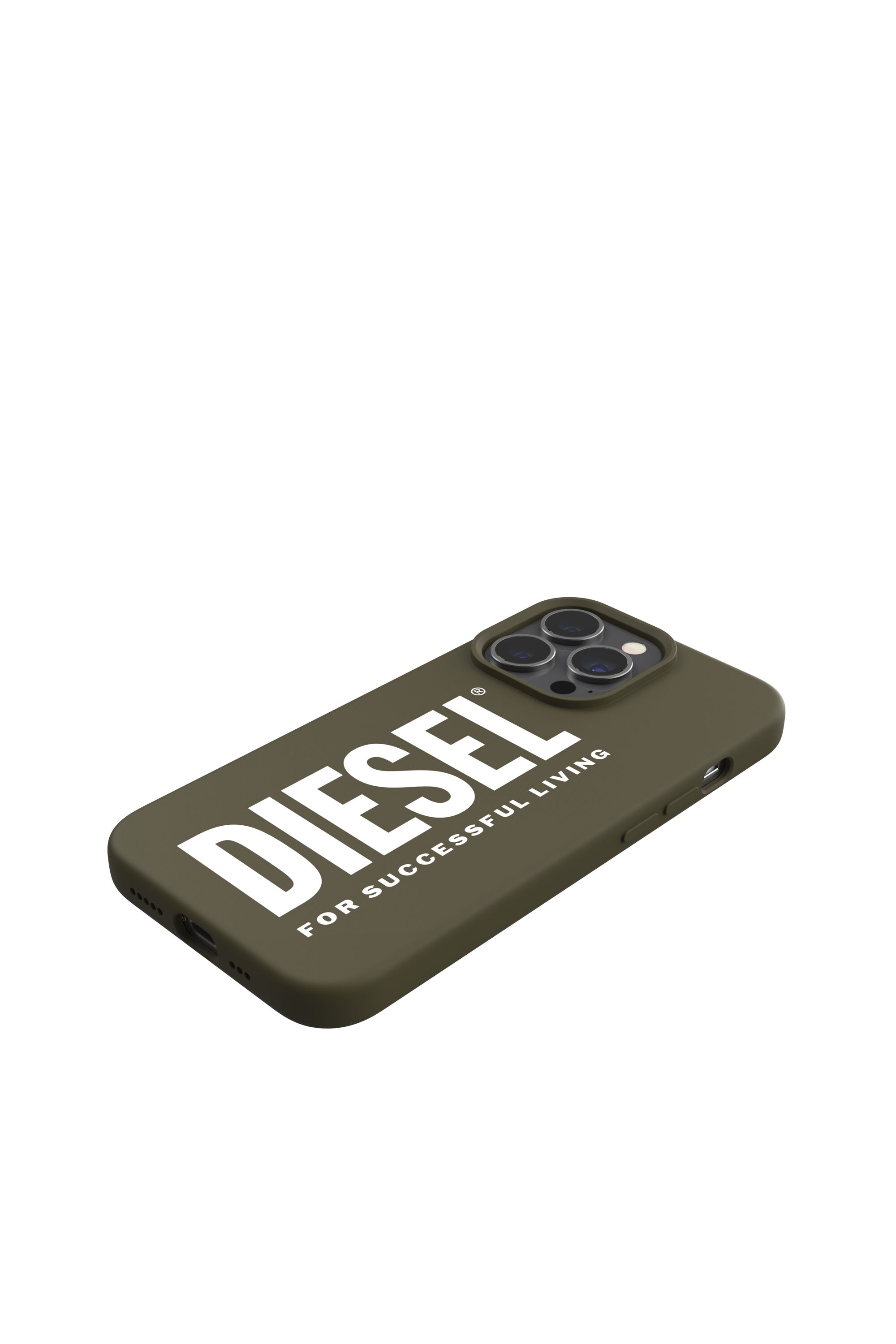 Diesel - 47166 SILICONE CASE, Coque en silicone for iPhone 13 / 13 Pro Mixte in Vert - 4