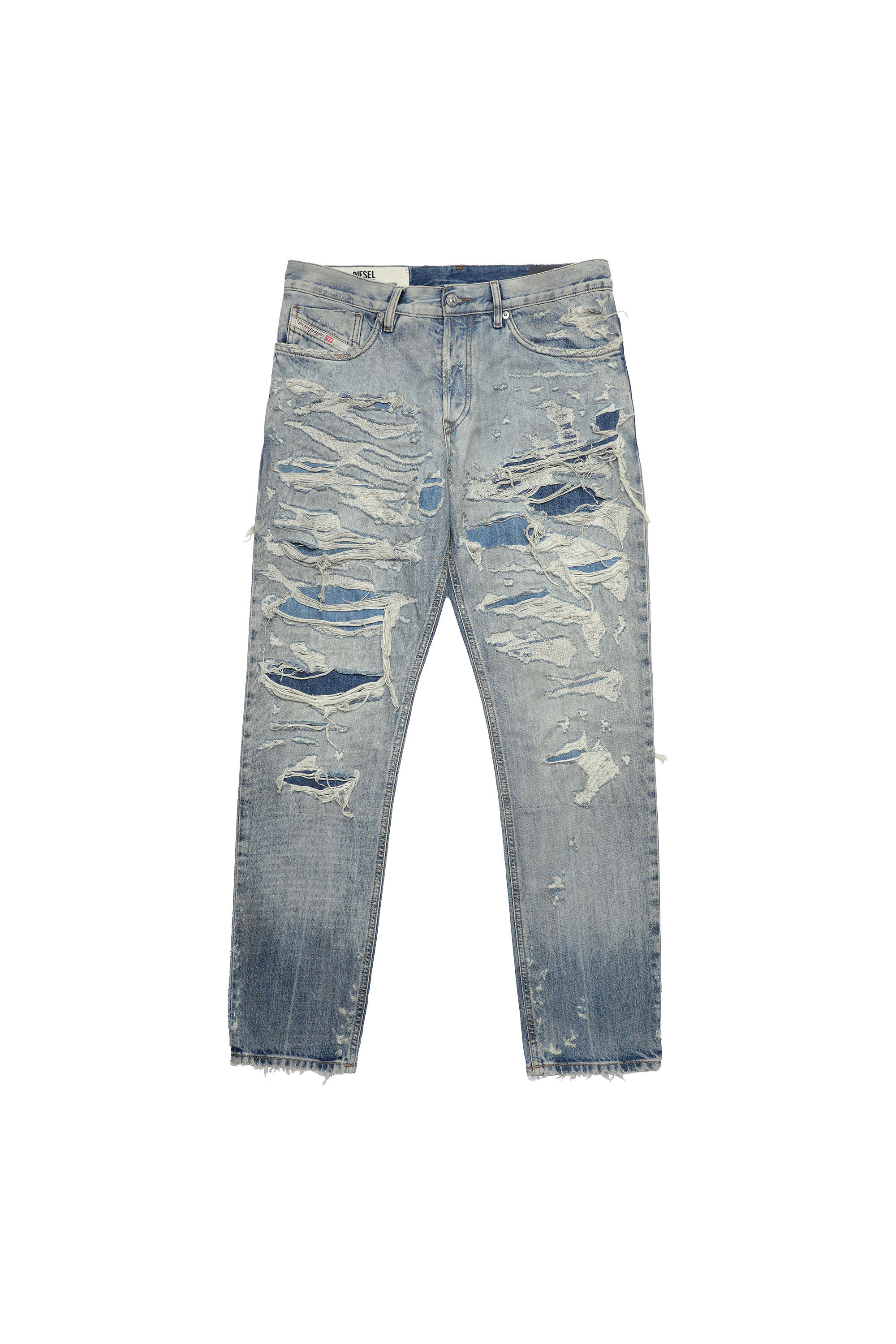 Diesel - 2005 D-FINING 09B57 Tapered Jeans, Bleu Clair - Image 2