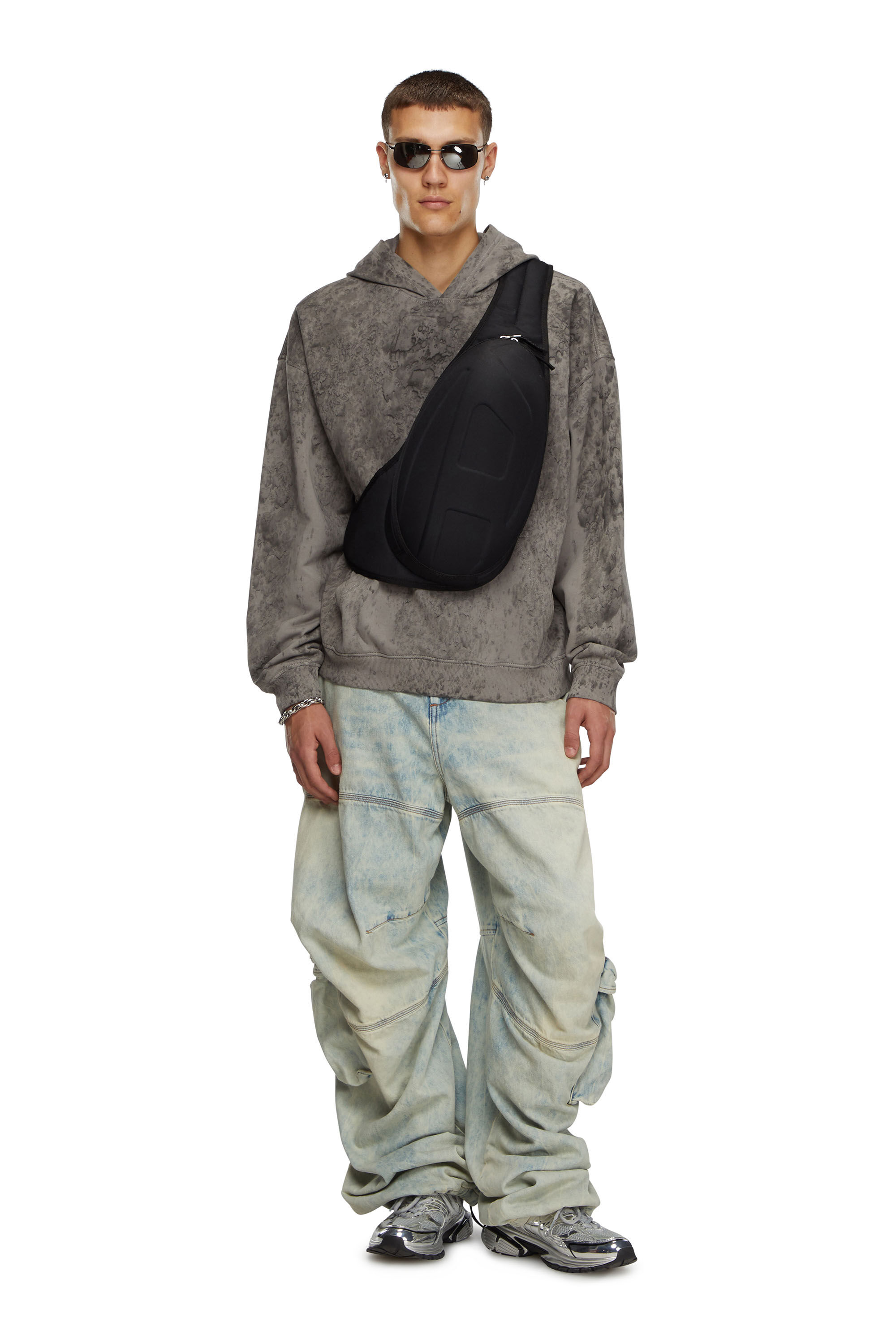 Diesel - 1DR-POD SLING BAG, 1DR-Pod-Sac à bandoulière à coque rigide Homme in Noir - 6
