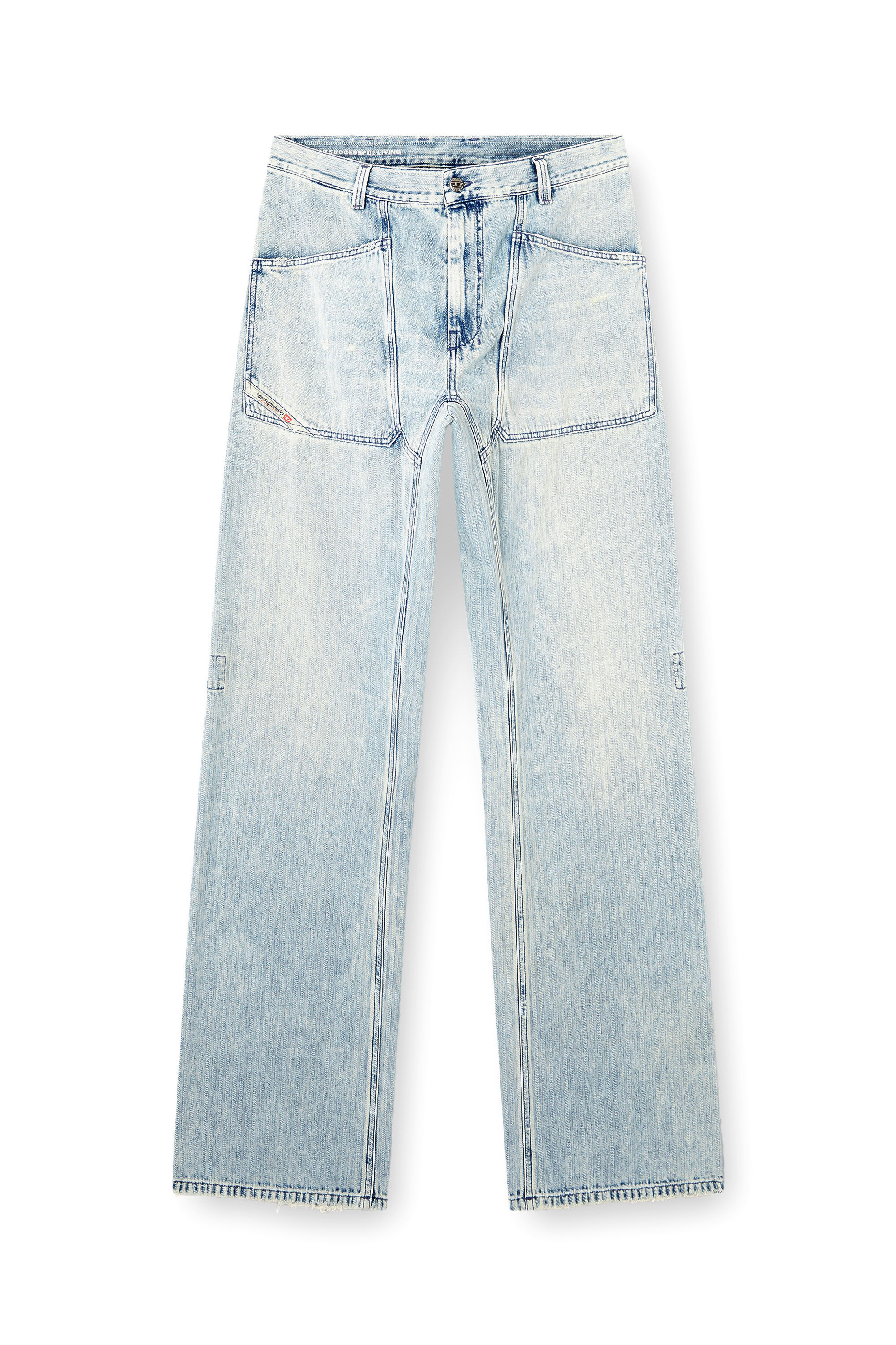 Diesel - Male's Relaxed Jeans D-Zeta 09L60, Light Blue - 2