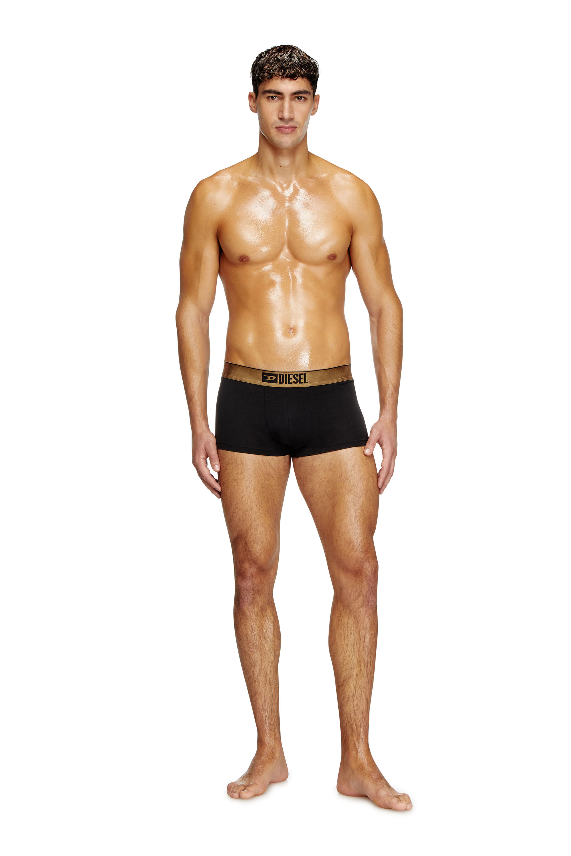 Diesel - DAMIEN-GFT-3PACK, Male's Three-pack metallic boxer in Black/Red - 2