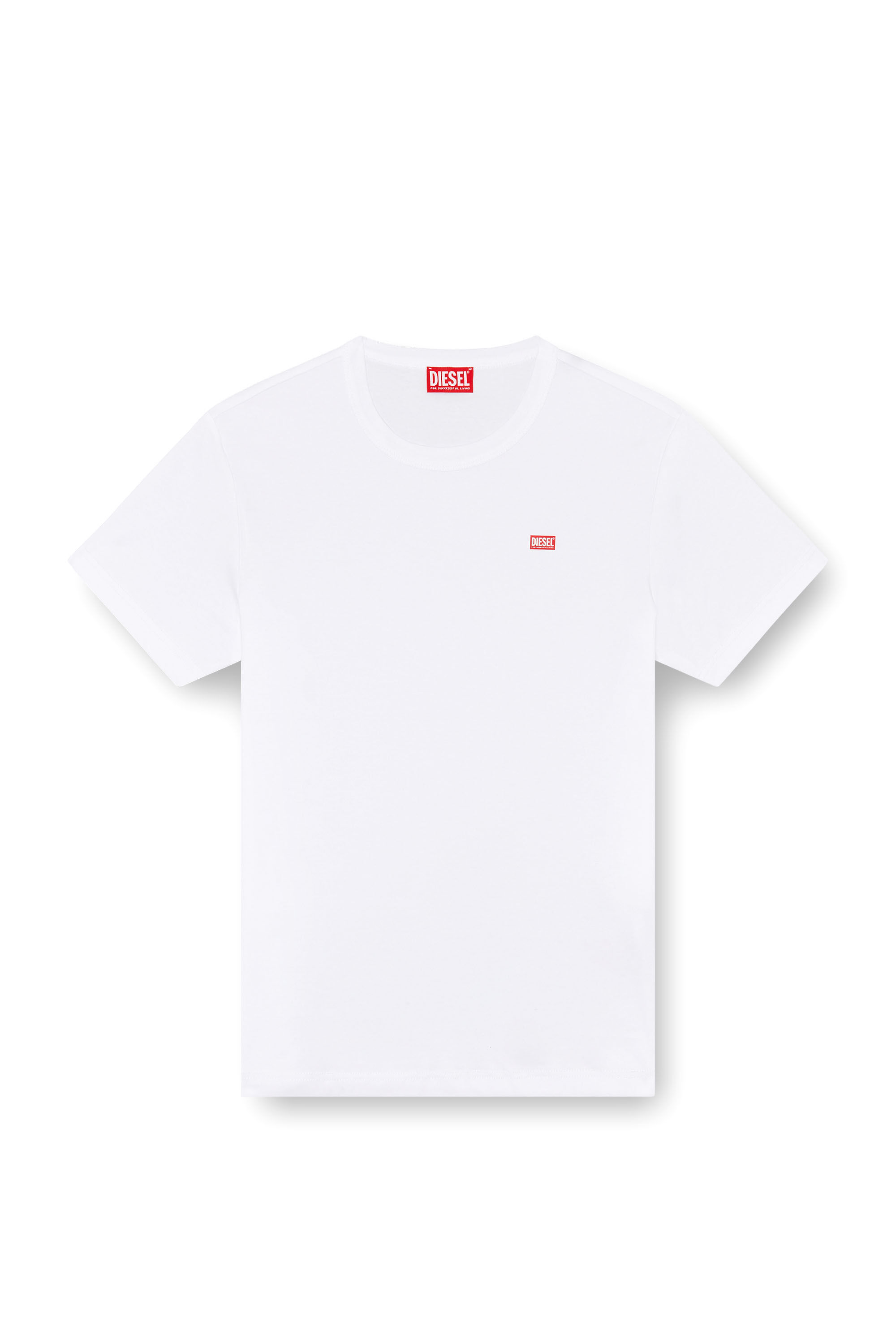 Diesel - T-MIEGOR-K77, Male's T-shirt in mercerised cotton in White - 2