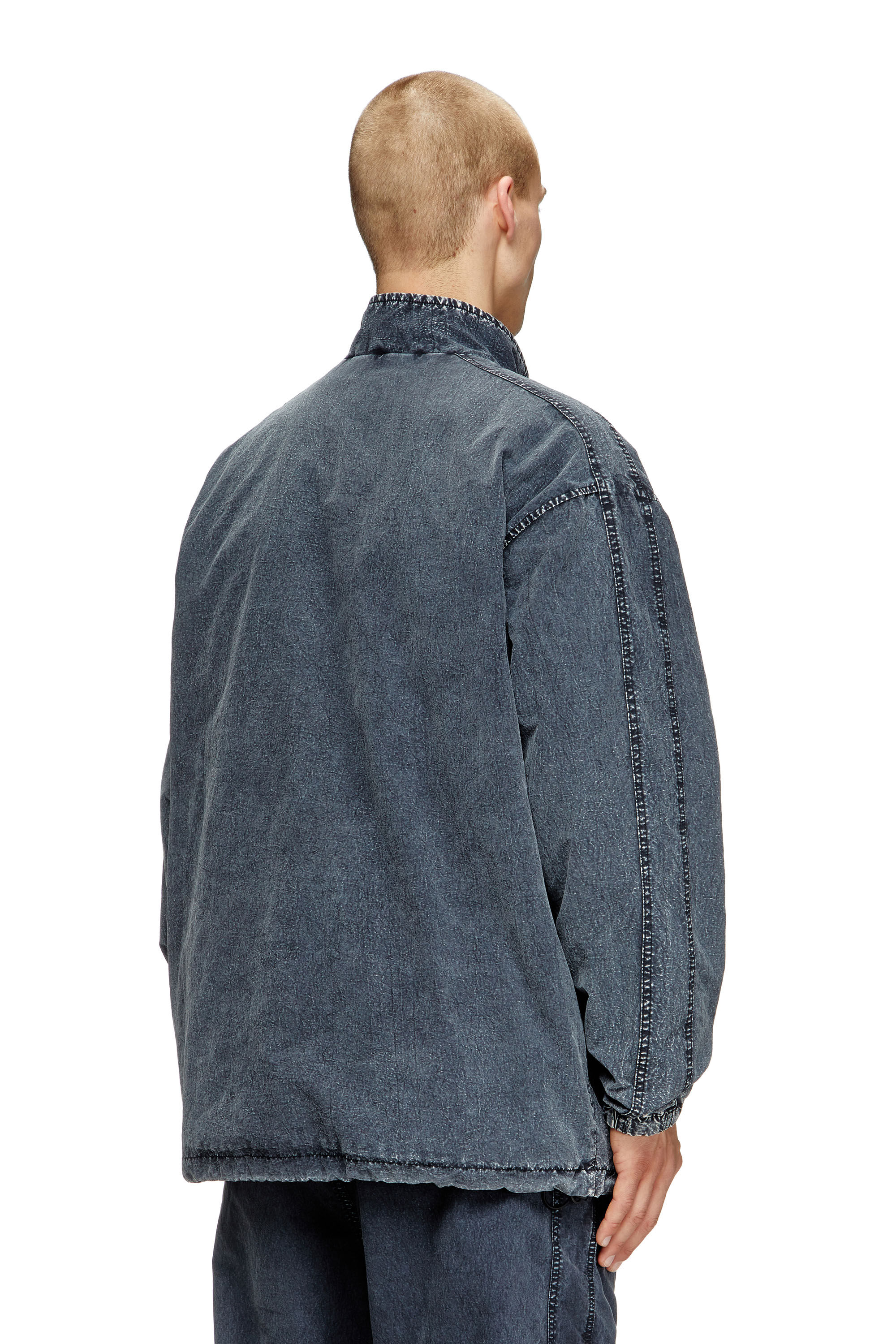 Diesel - J-WILSON, Veste en taslan de nylon recyclé Homme in Noir - 5