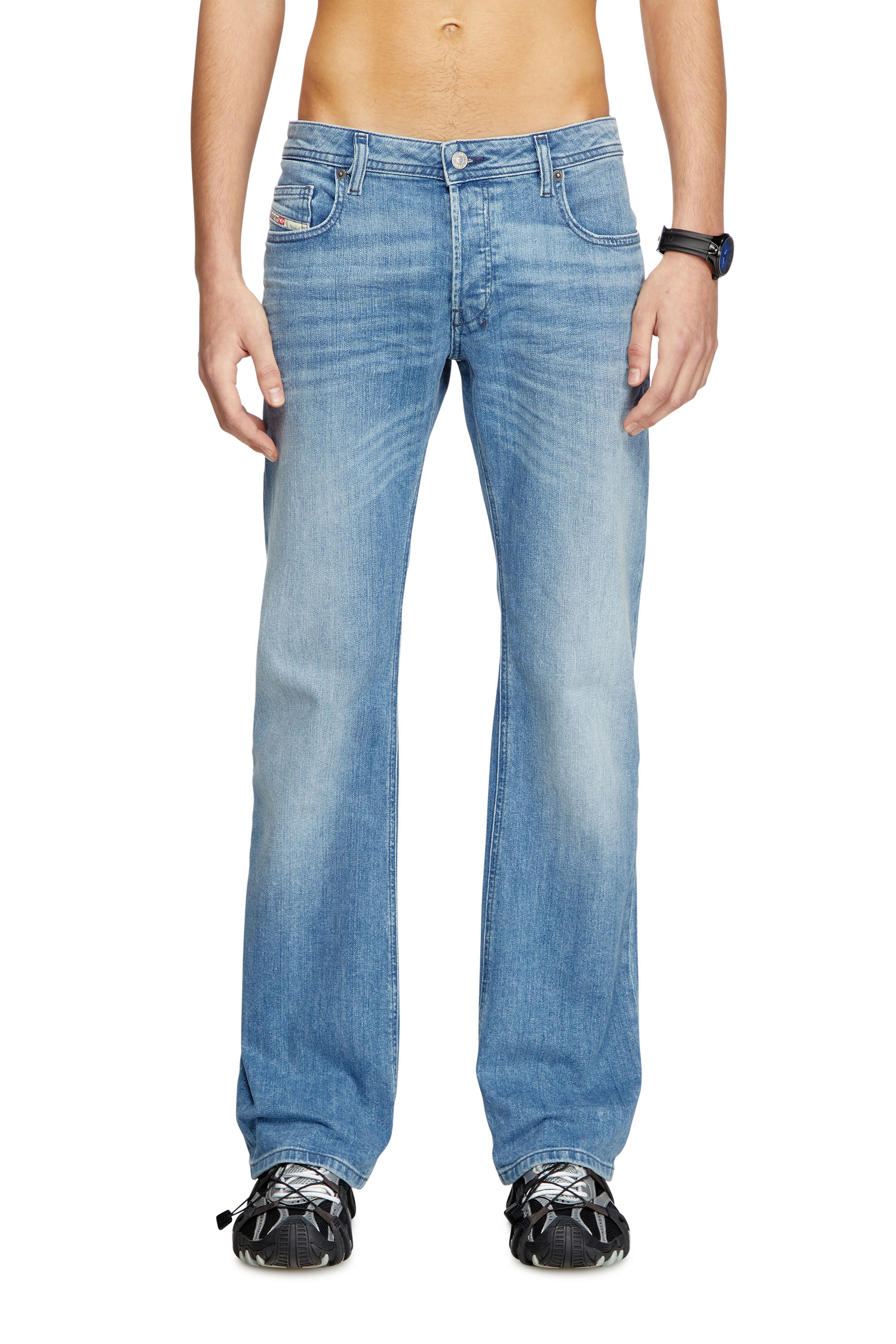 Diesel - Bootcut Jeans 2007 Zatiny 0GRDI Homme, Bleu Clair - Image 3