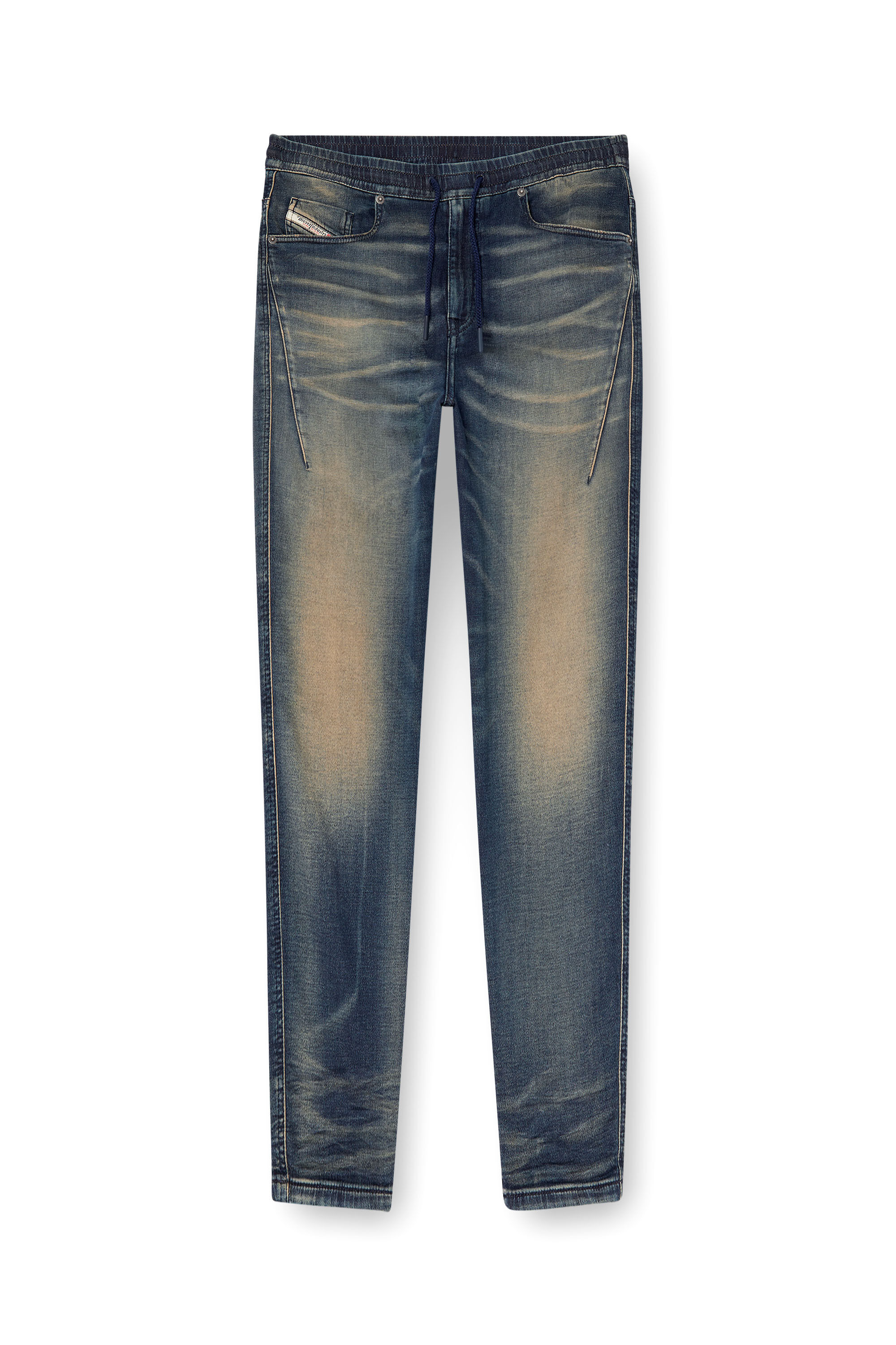 Diesel - Regular 2041 D-Fayza Joggjeans® 068PM Femme, Bleu Foncé - Image 2