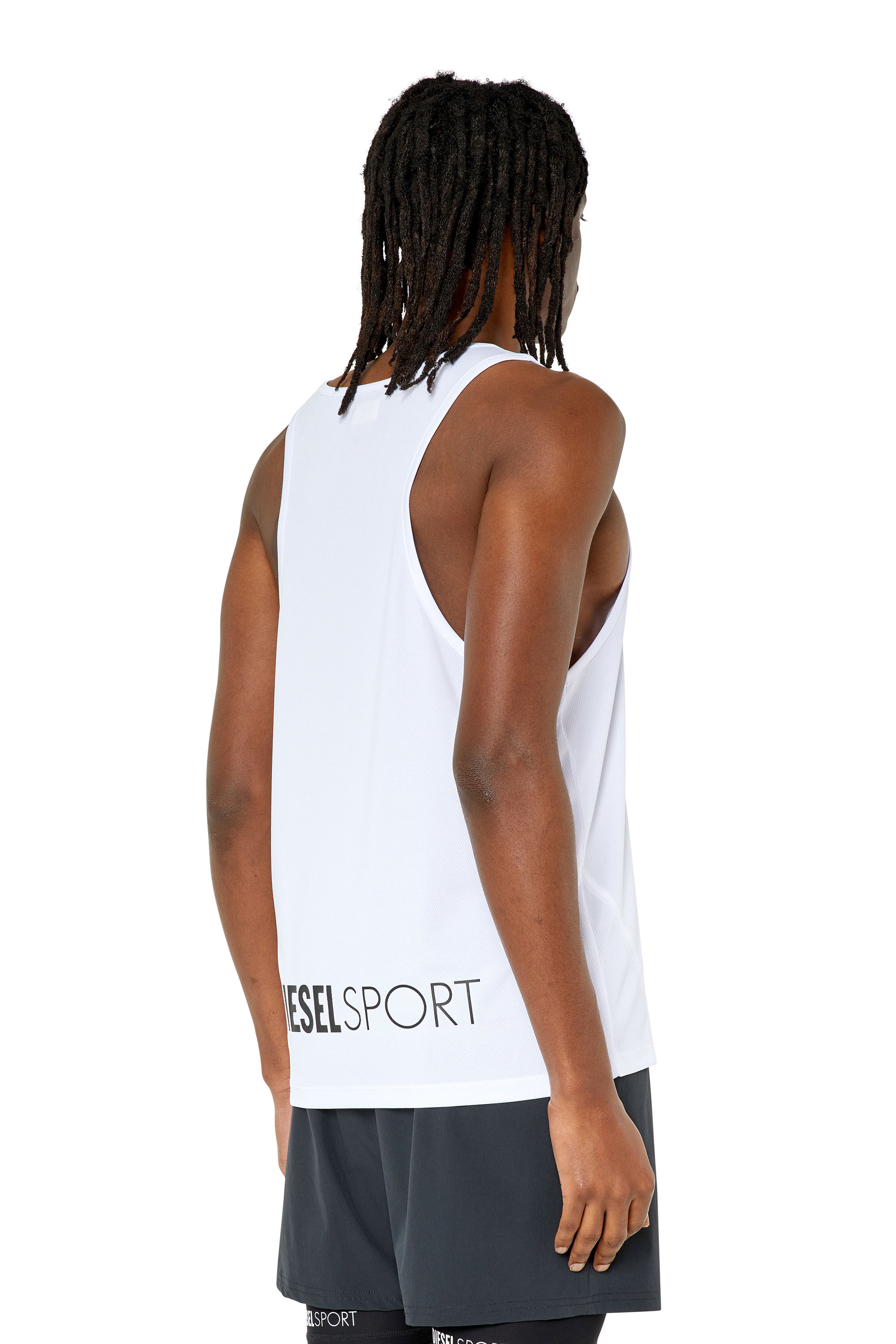 AMST-KIERON-WT36 Man: Tank top with maxi logo | Diesel