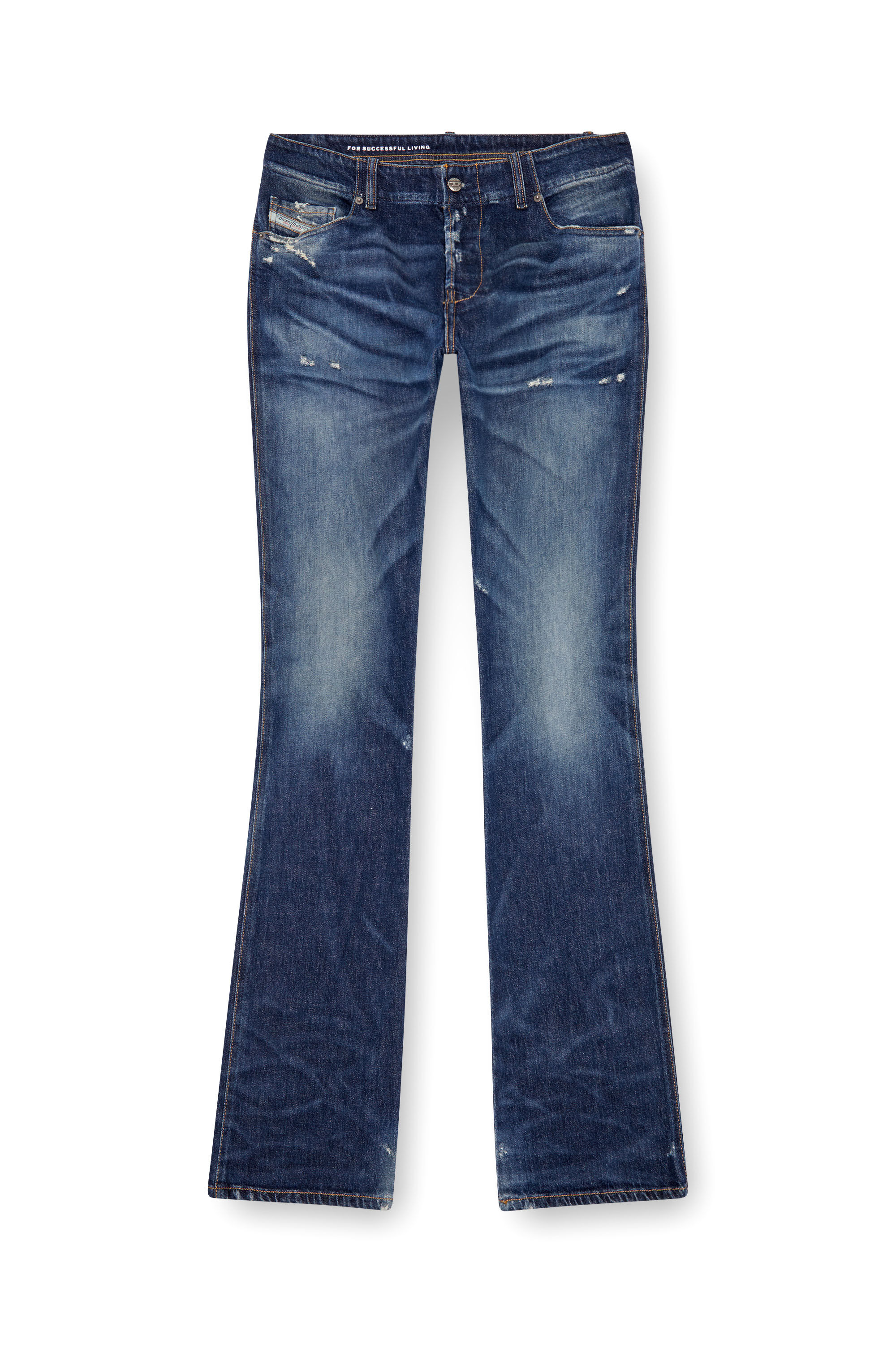 Diesel - Male Bootcut Jeans D-Backler 09J56, Dark Blue - Image 2