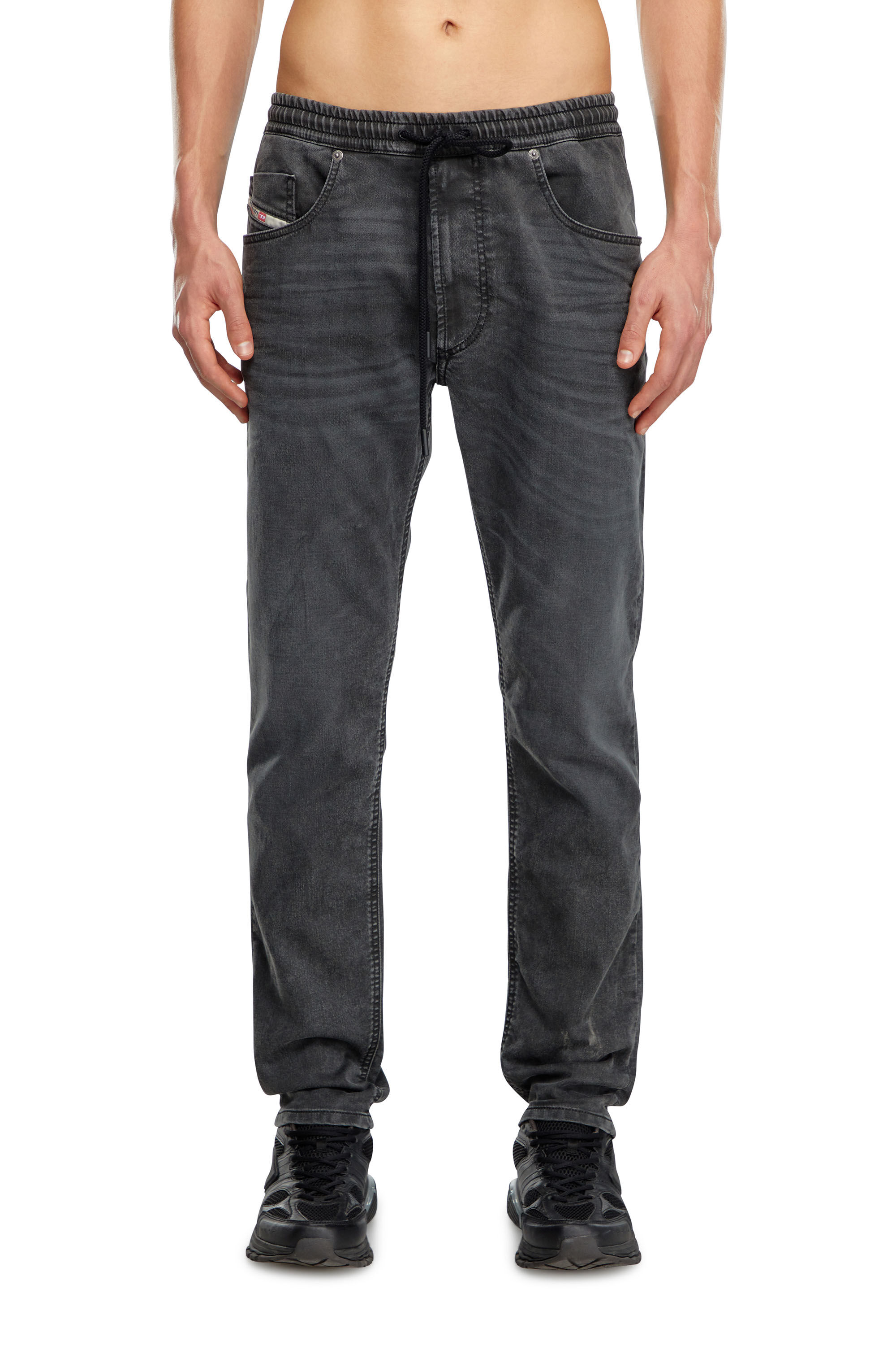 Diesel - Male's Regular 2030 D-Krooley Joggjeans® 09J75, Black/Dark Grey - 3