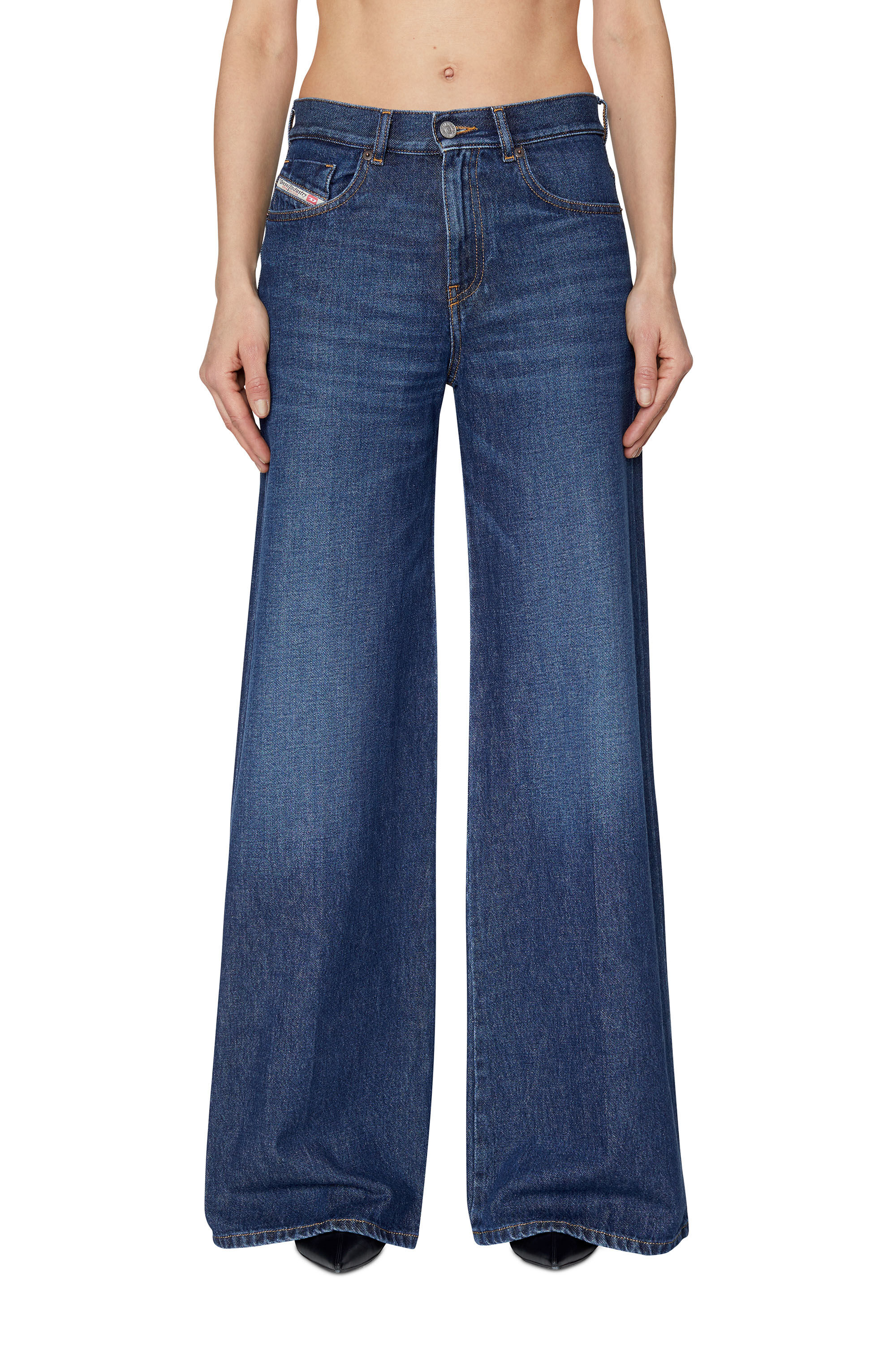 1978 D-Akemi Woman: Bootcut blue Jeans | Diesel.com