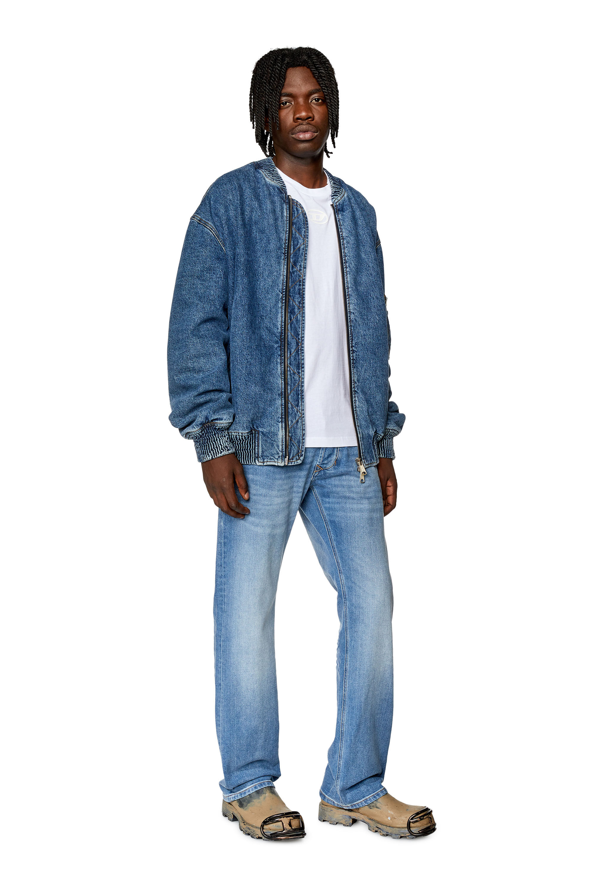 Straight Regular Jeans - Light denim blue - Men