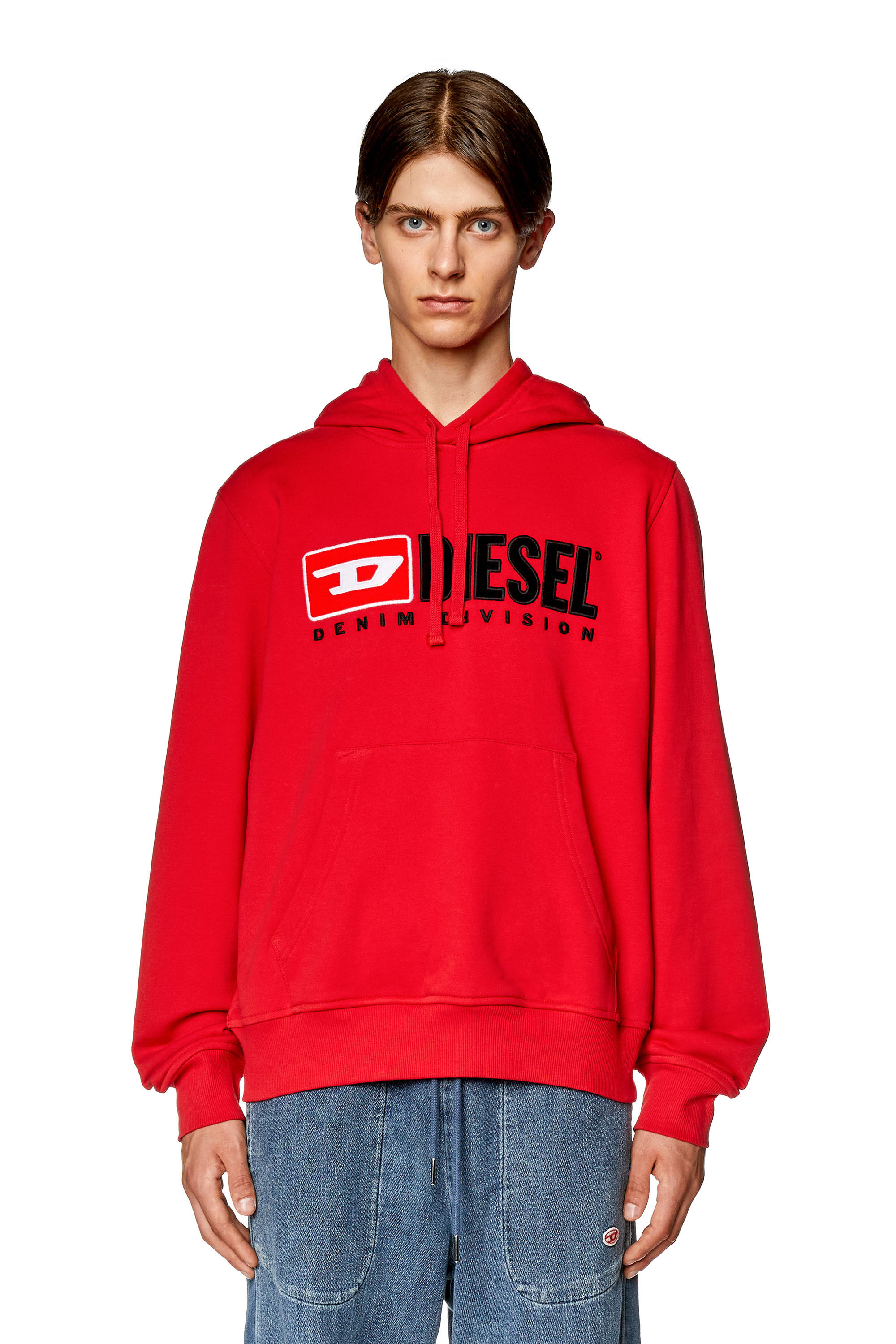 Diesel - S-GINN-HOOD-DIV, Red - Image 5