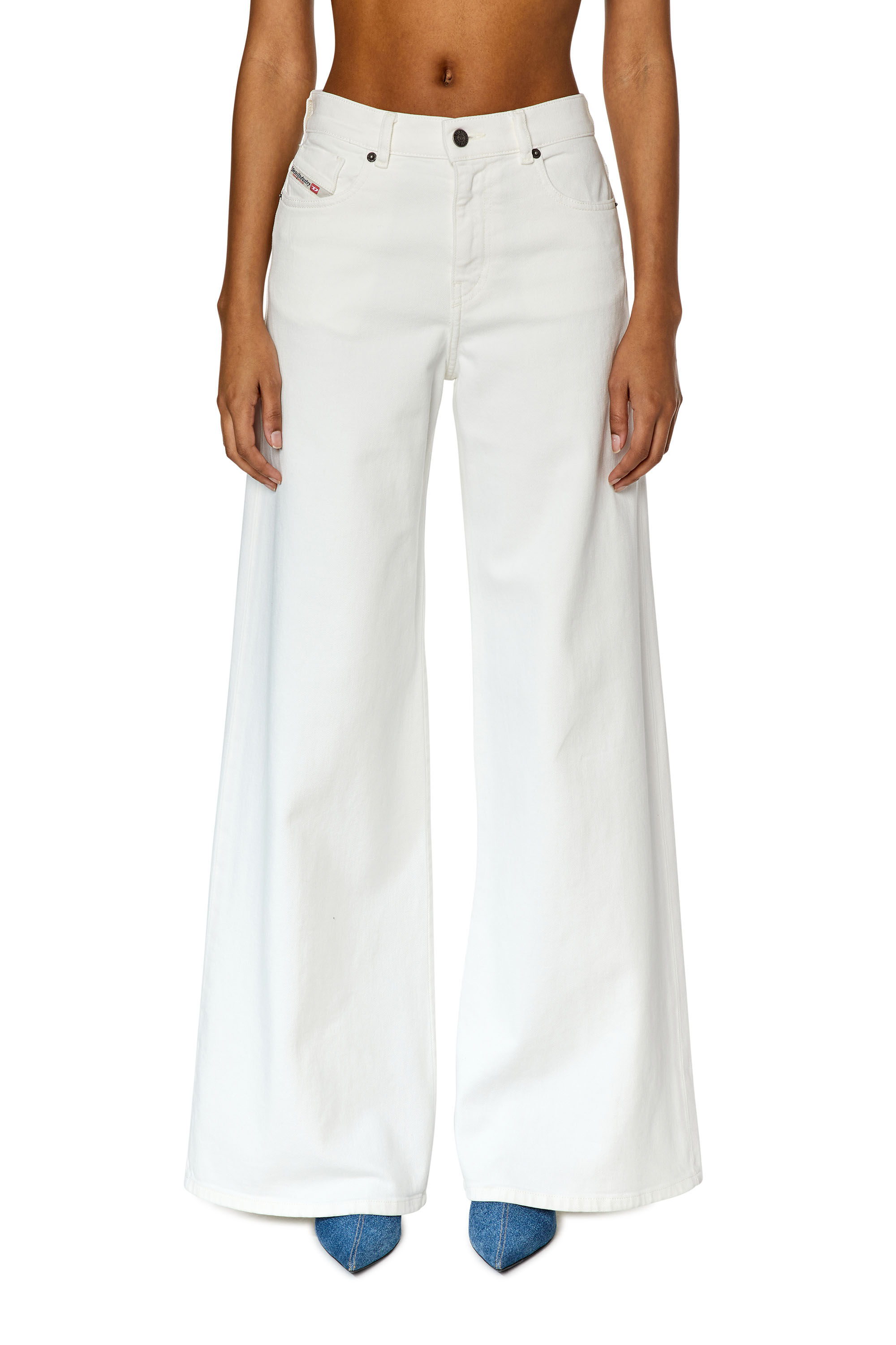 Diesel - 1978 D-Akemi 09D63 Bootcut and Flare Jeans, Blanc - Image 3