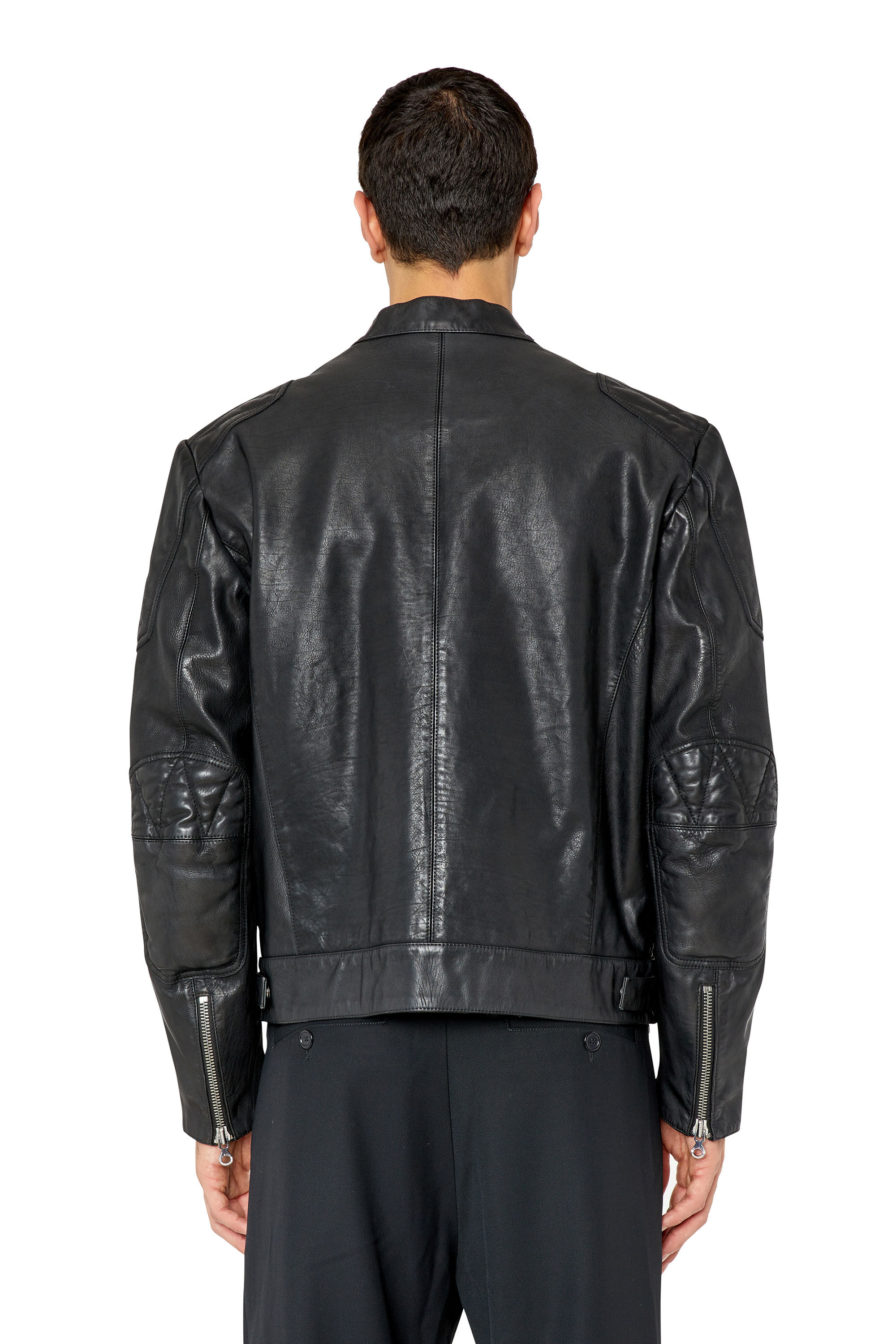 Diesel leather deals jackets mens