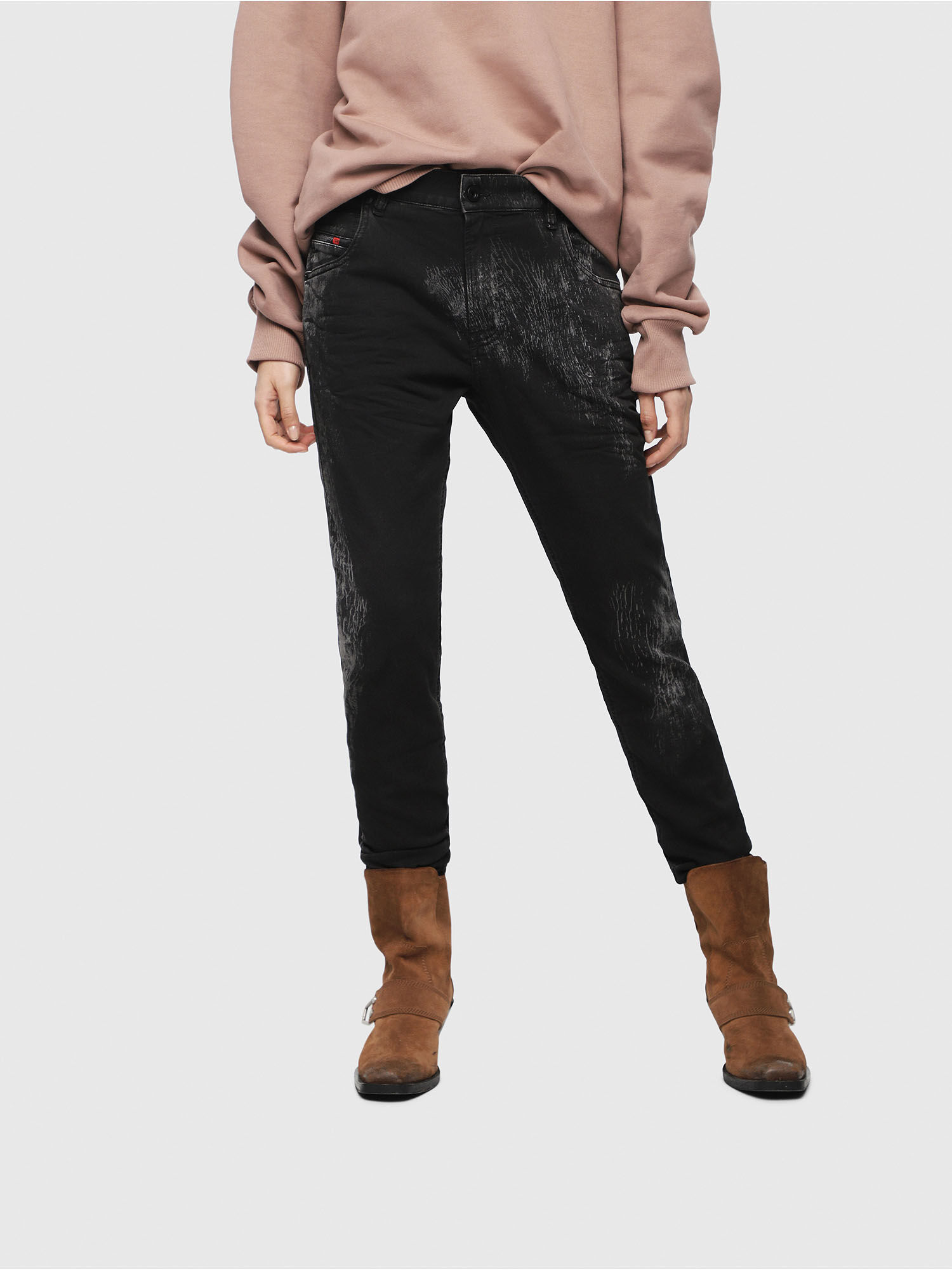 Diesel - Boyfriend Krailey JoggJeans® 069DT, Black/Dark Grey - Image 1