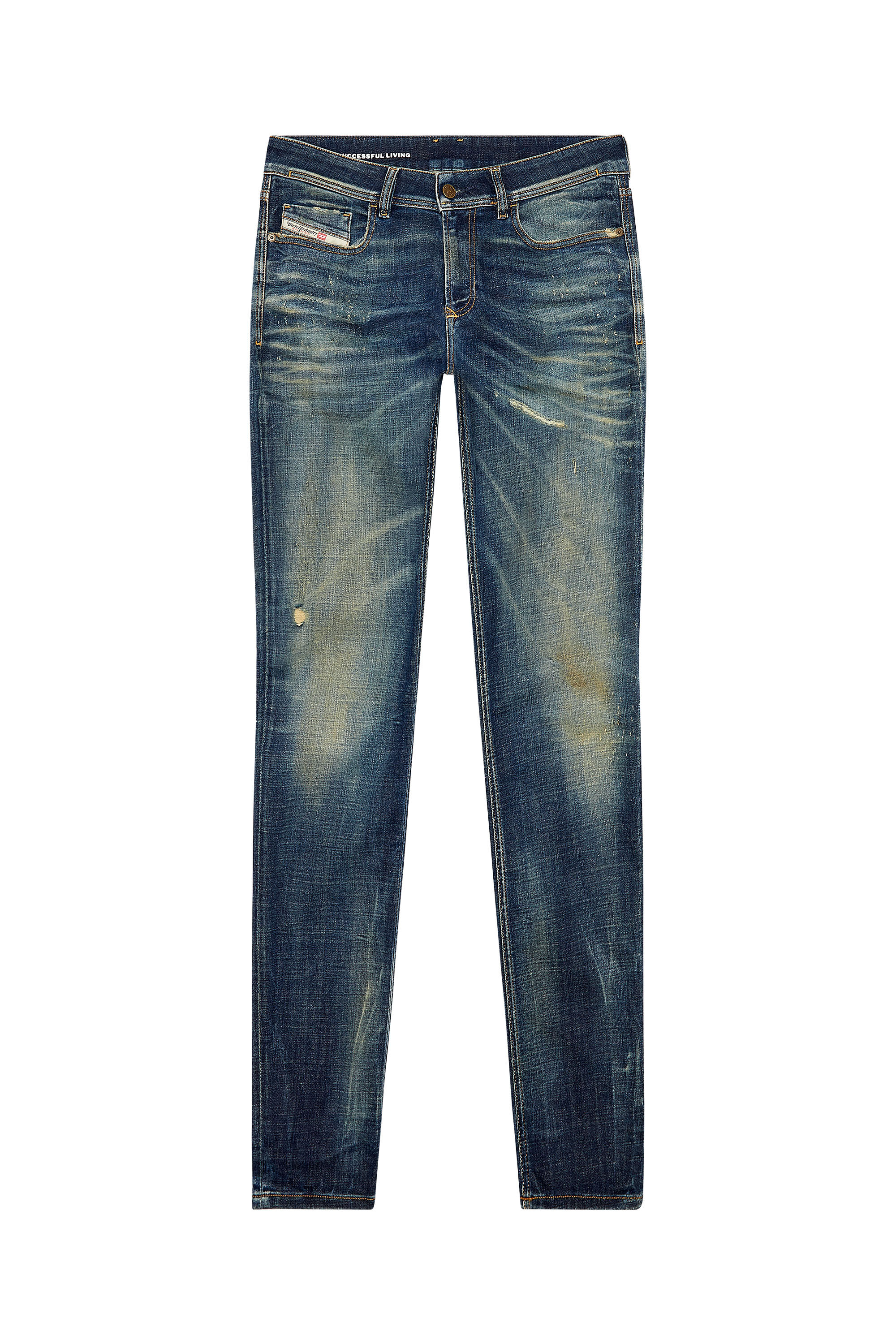 Diesel - Male Skinny Jeans 1979 Sleenker 09H77, Dark Blue - Image 2