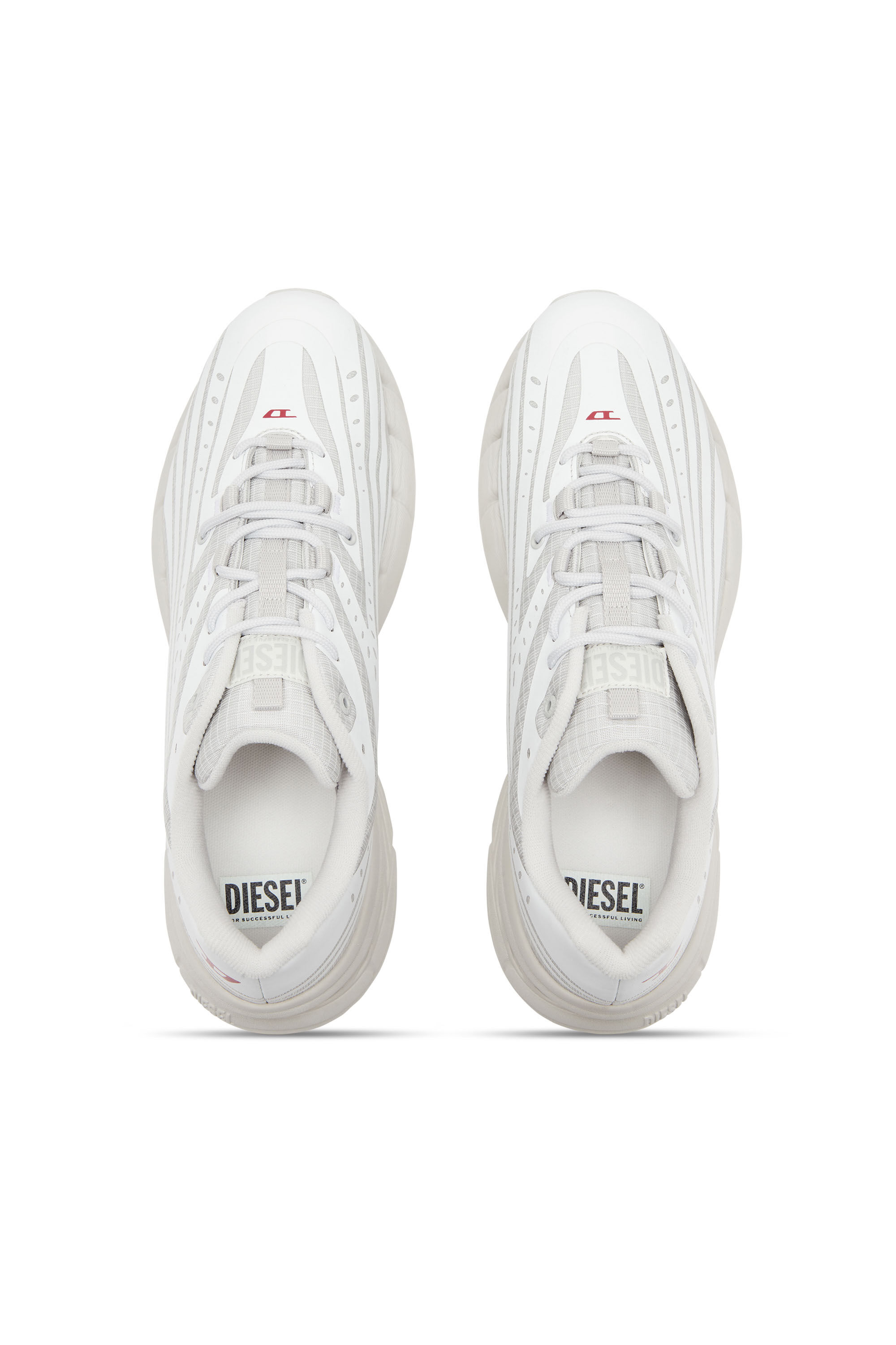 Diesel - D-AIRSPEED LOW, D-Airspeed Low-Sneakers rayées en ripstop enduit Homme in Polychrome - 4