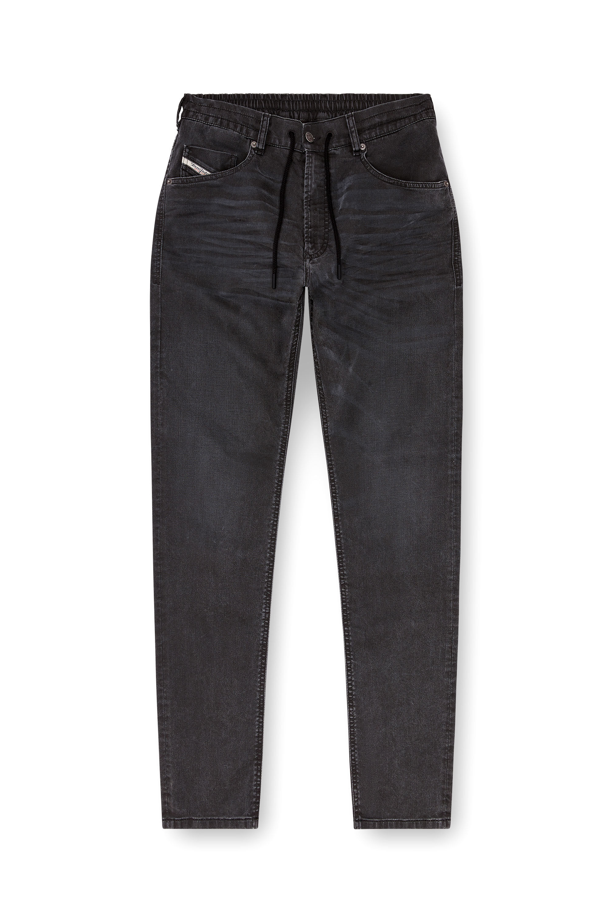 Diesel - Male's Regular 2030 D-Krooley Joggjeans® 09J75, Black - 2