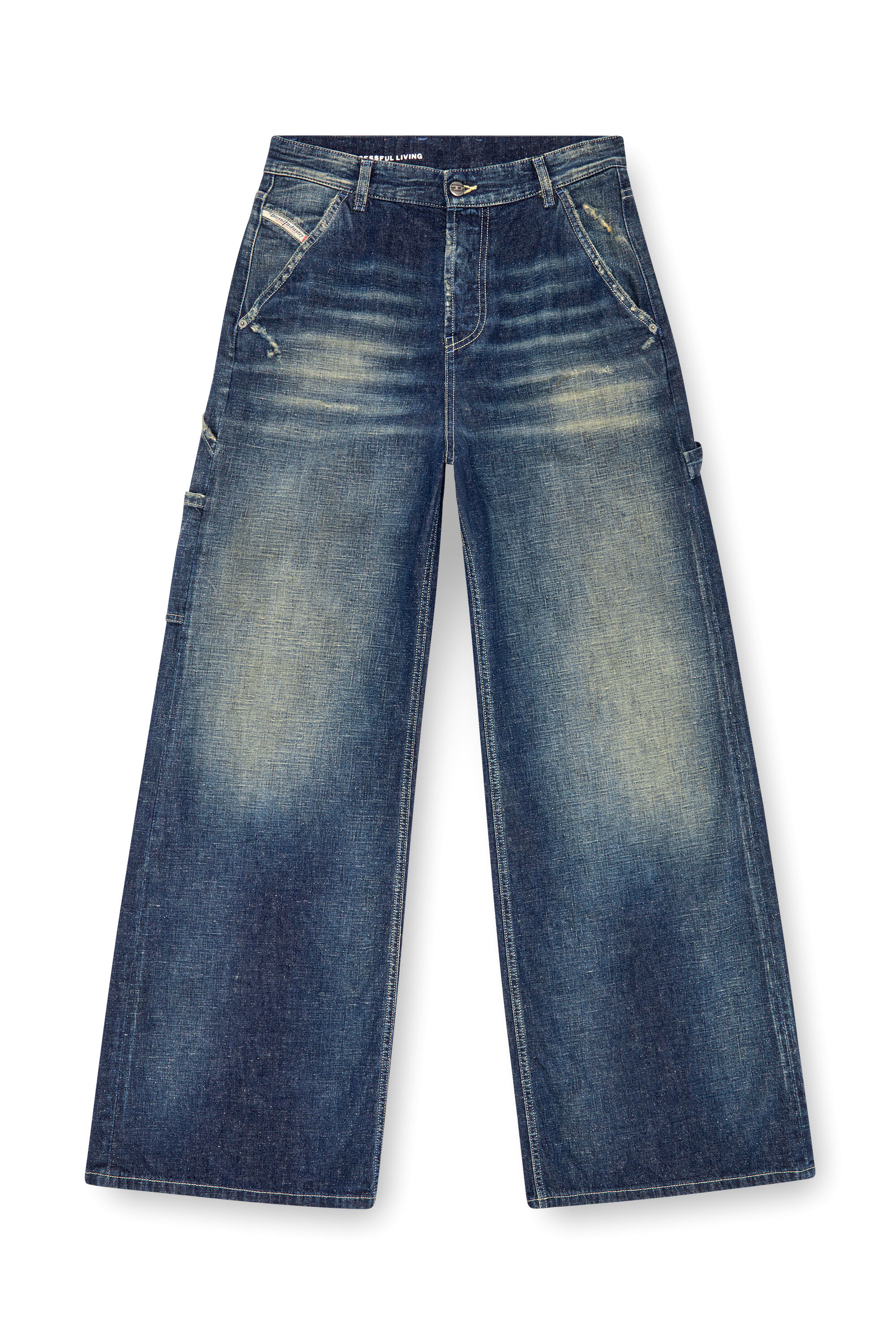 Diesel - Female Straight Jeans 1996 D-Sire 09J91, Dark Blue - Image 2