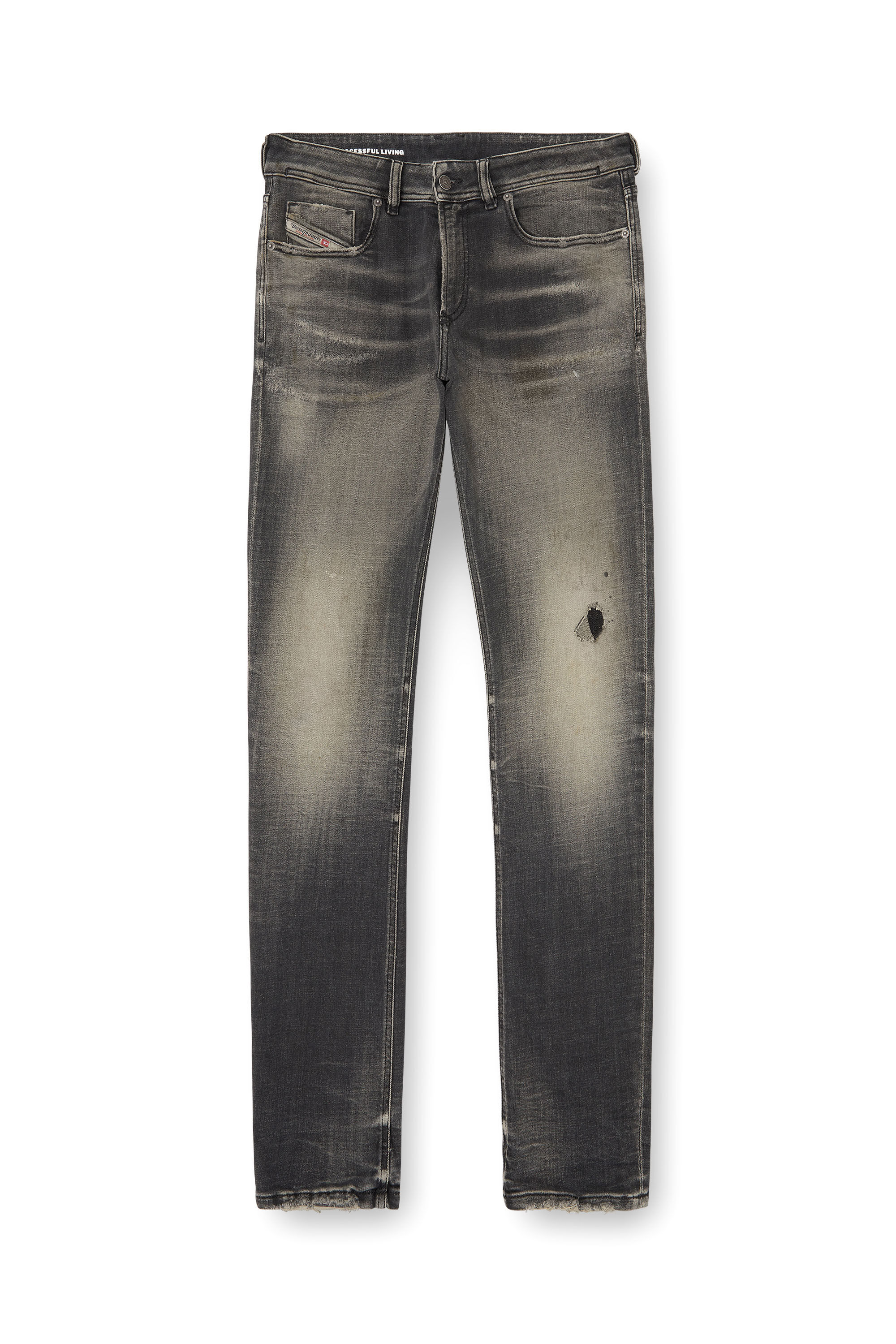 Diesel - Male's Skinny Jeans 1979 Sleenker 09K56, Black/Dark Grey - 2