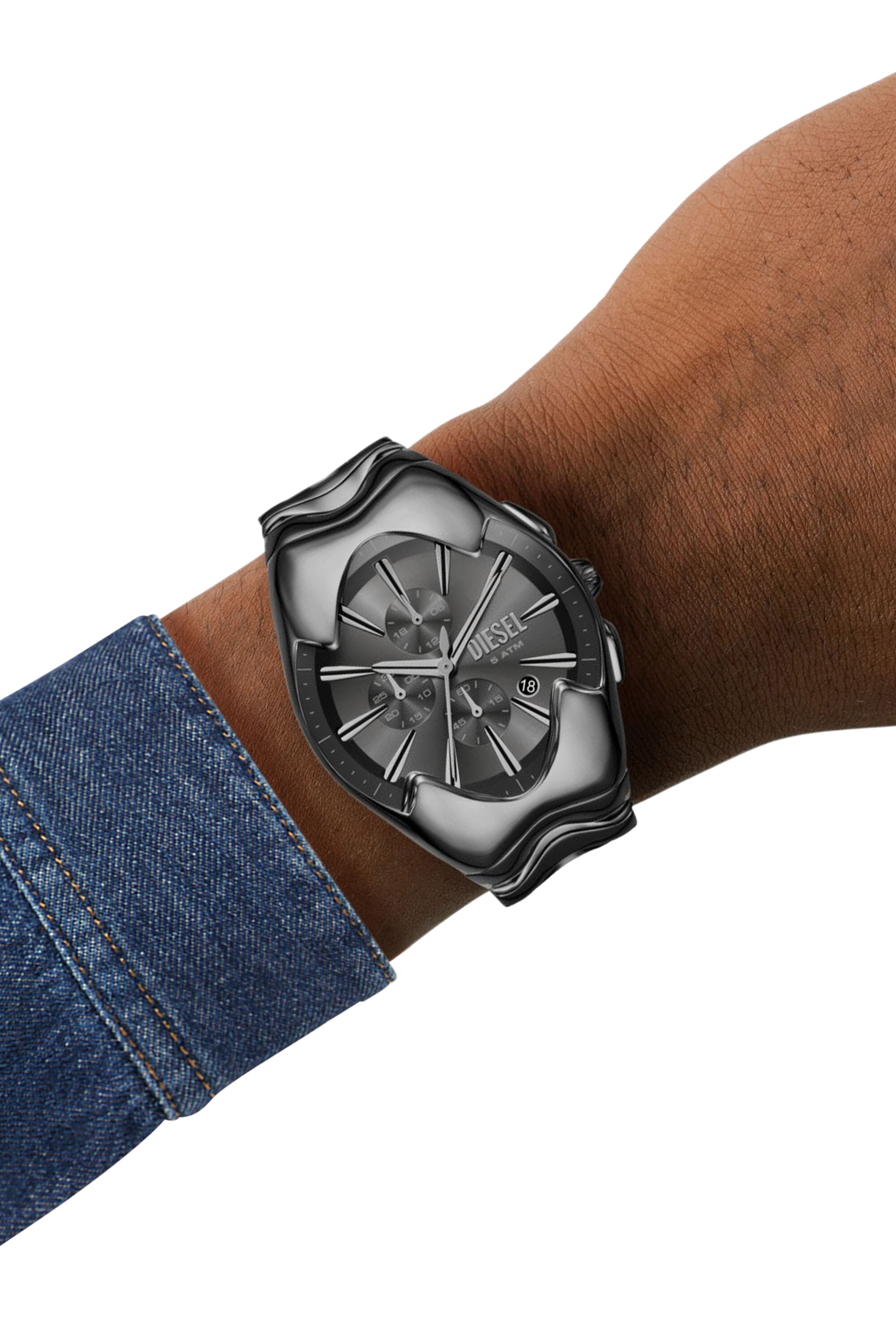 Diesel - DZ4682, Male's Diesel Mercurial Chronograph Gray Stainless Steel Watch in Dark Grey - 4