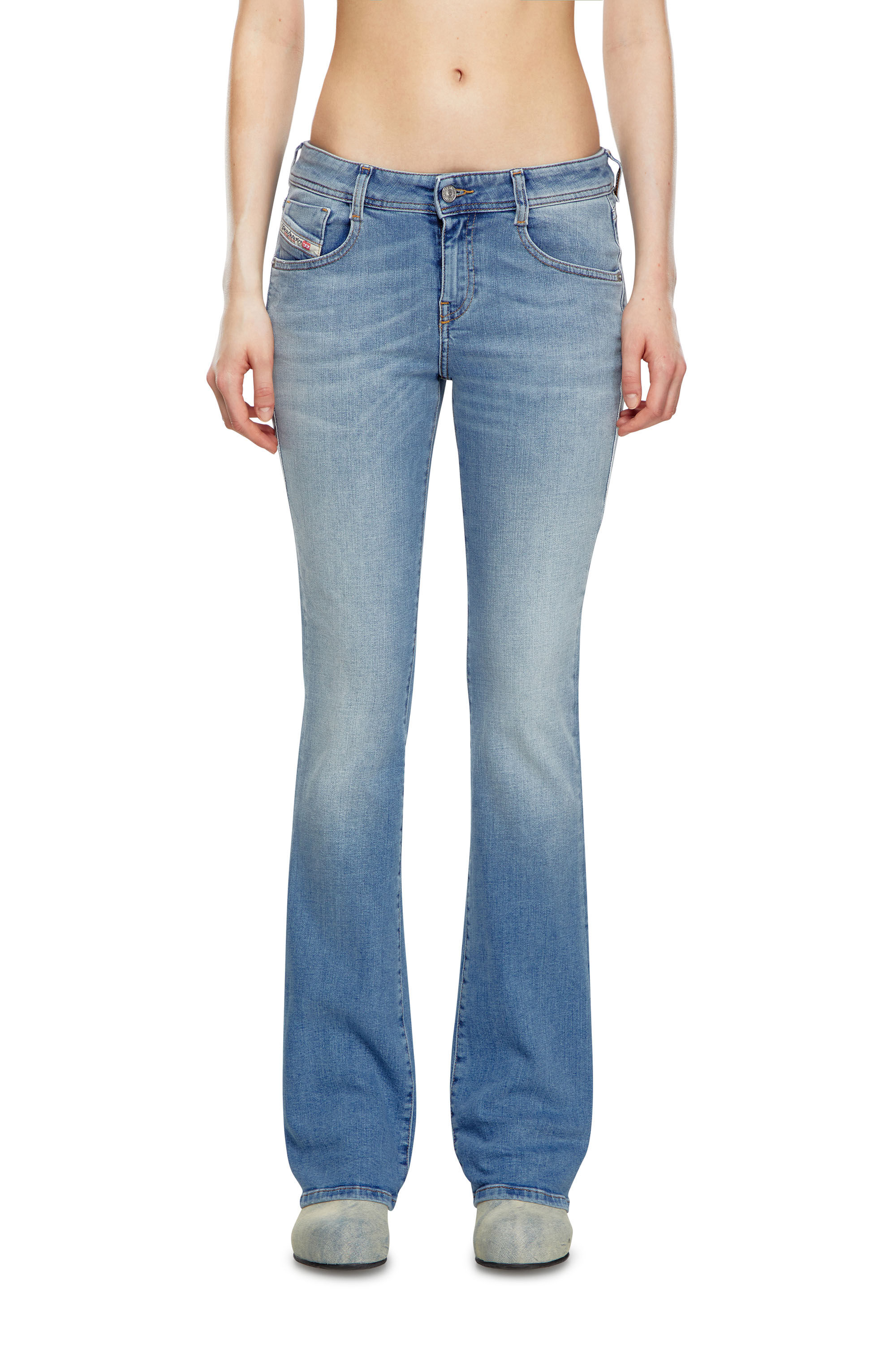 Diesel - Female Bootcut and Flare Jeans 1969 D-Ebbey 09K06, Light Blue - Image 3