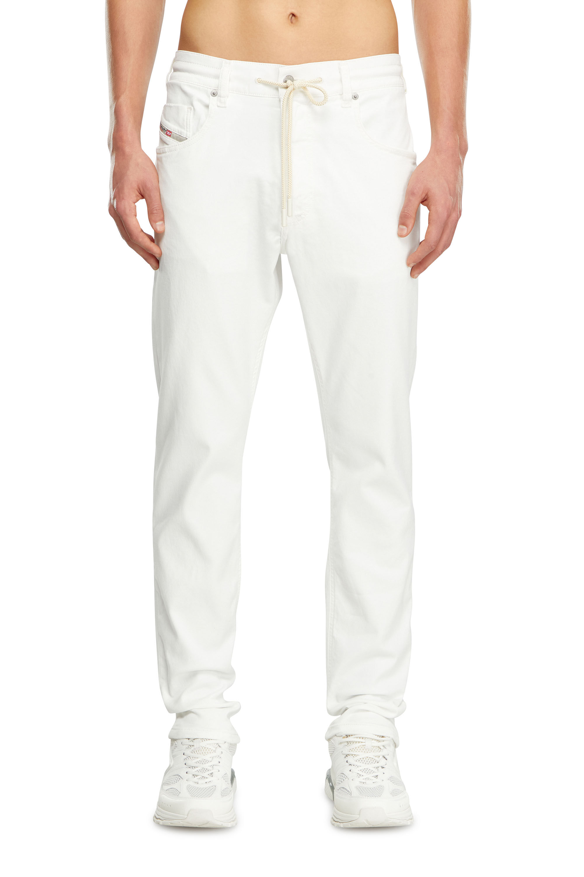 Diesel - Homme Tapered 2030 D-Krooley Joggjeans® 068HX, Blanc - Image 3