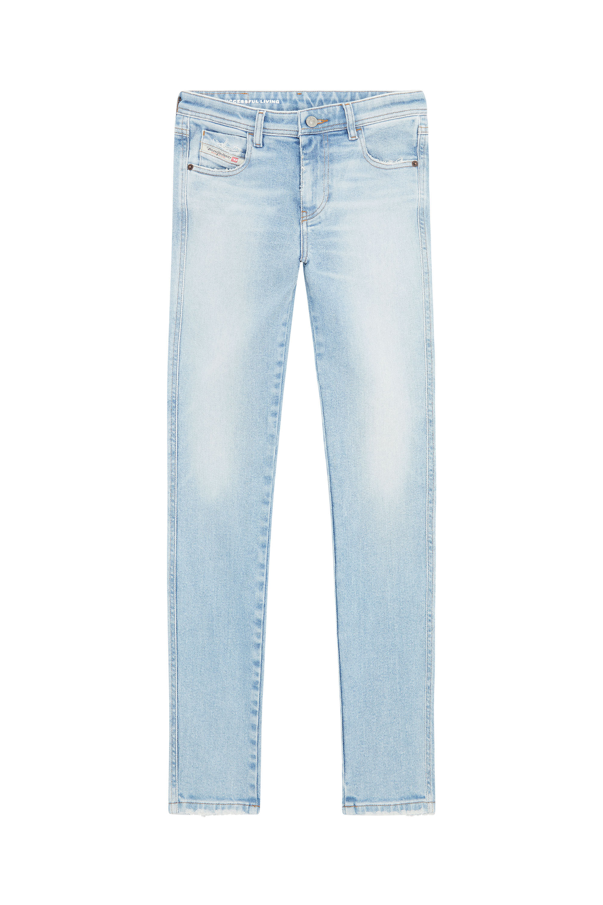 Diesel - Skinny Jeans 2015 Babhila 09E90, Bleu Clair - Image 2