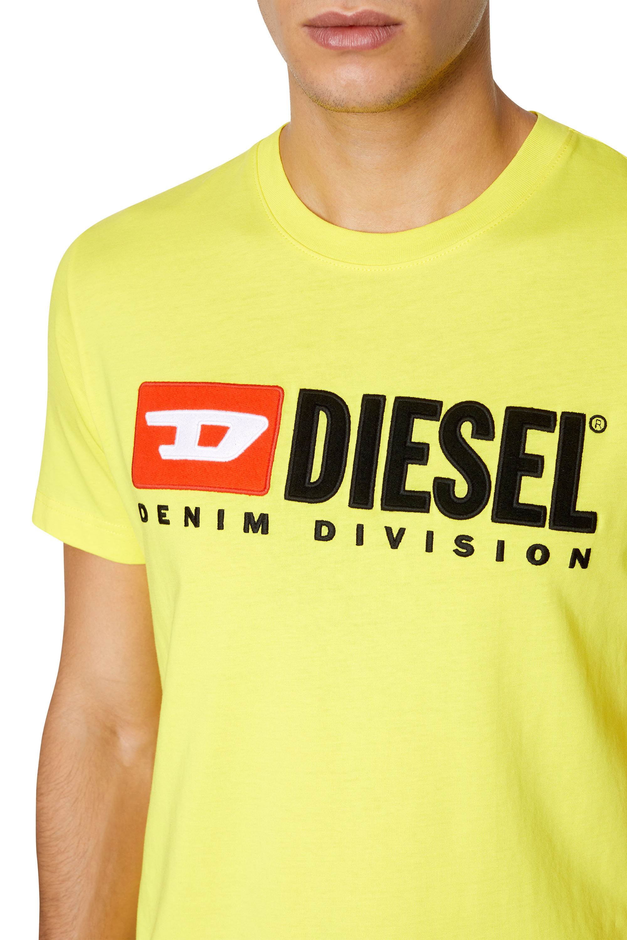 Diesel - T-DIEGOR-DIV, Jaune Fluo - Image 4