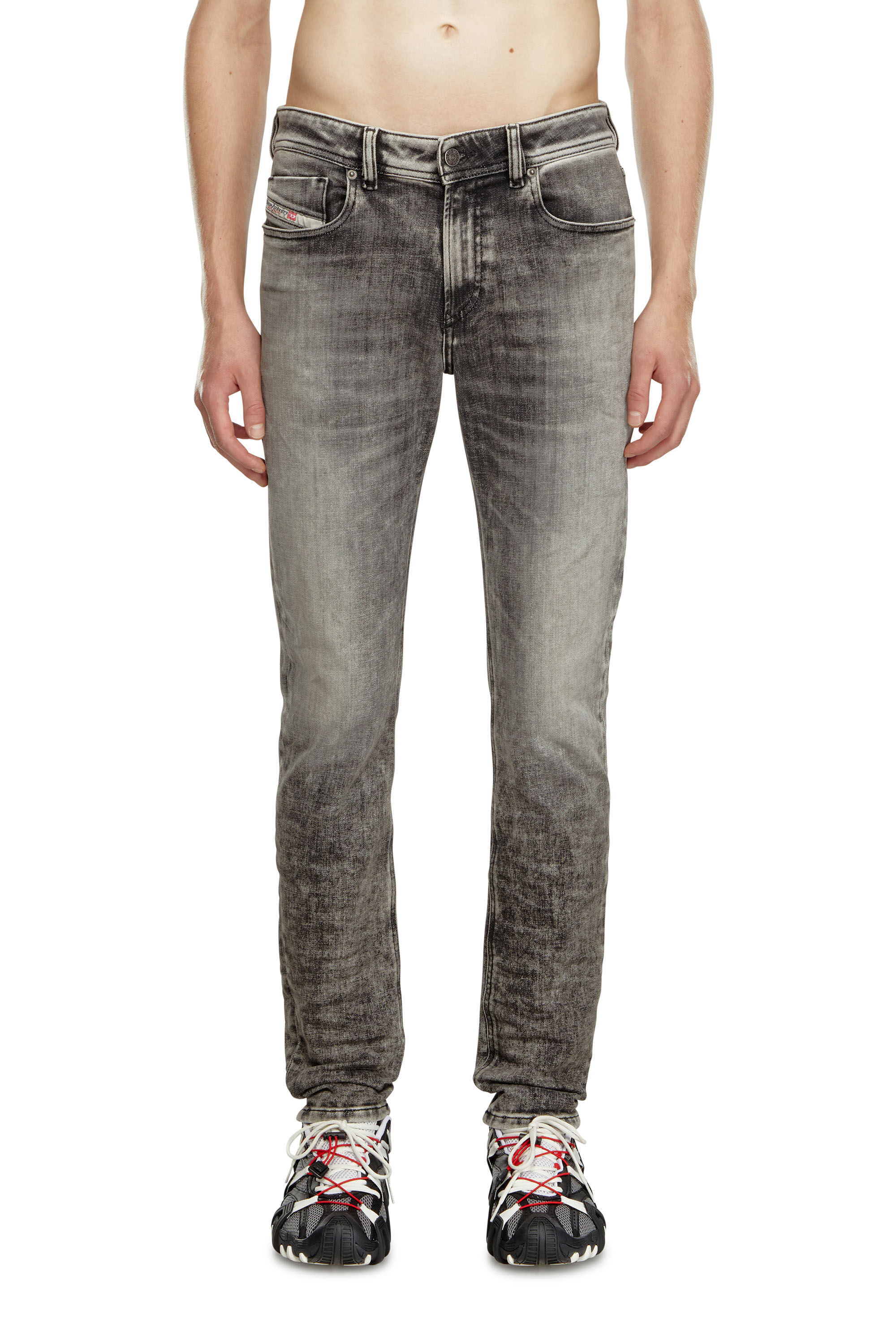 Diesel - Male Skinny Jeans 1979 Sleenker 09J28, Grey - Image 3