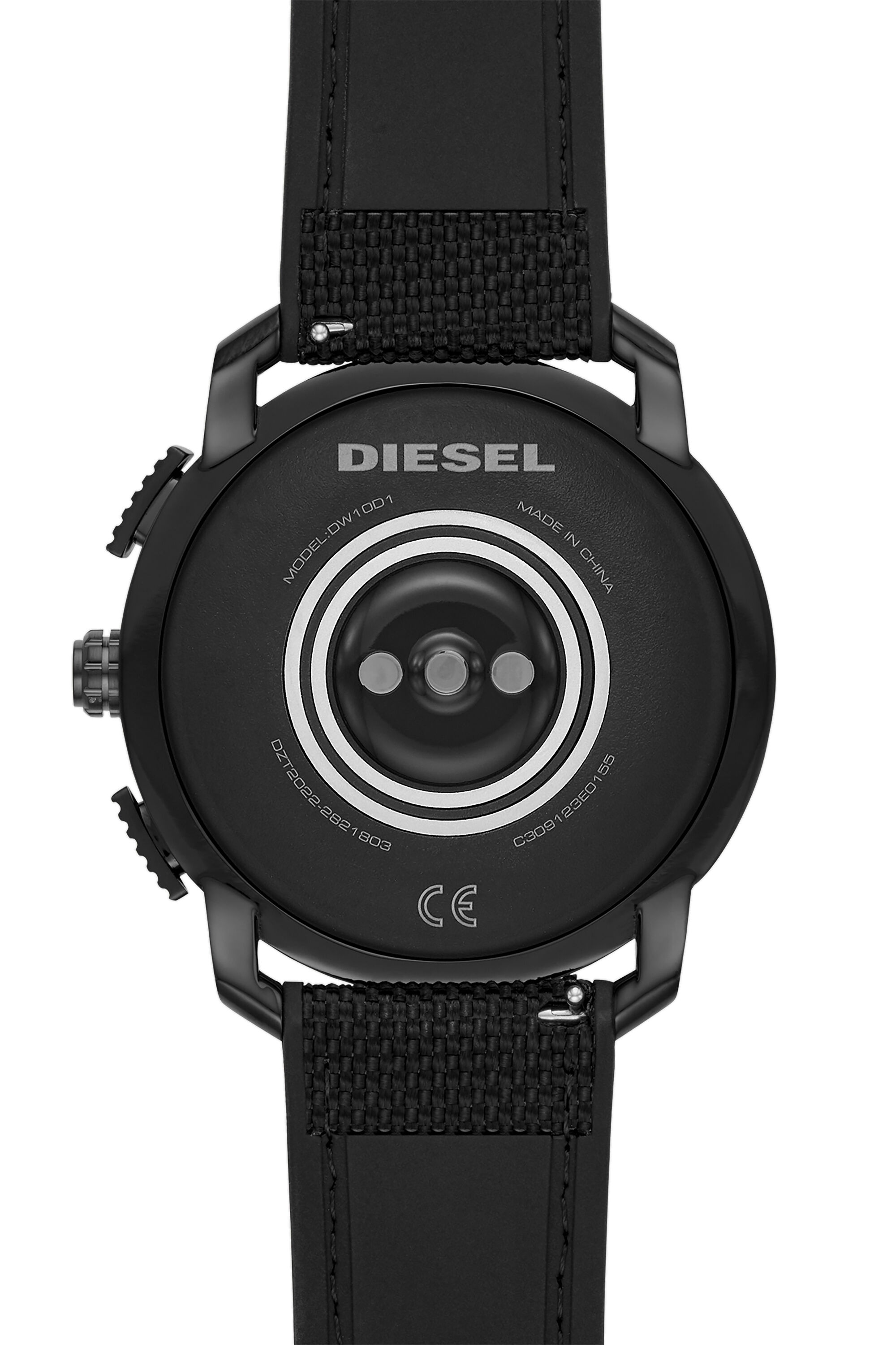Diesel - DT2022, Male's Diesel On Axial Smartwatch - Black Nylon in Black - 4