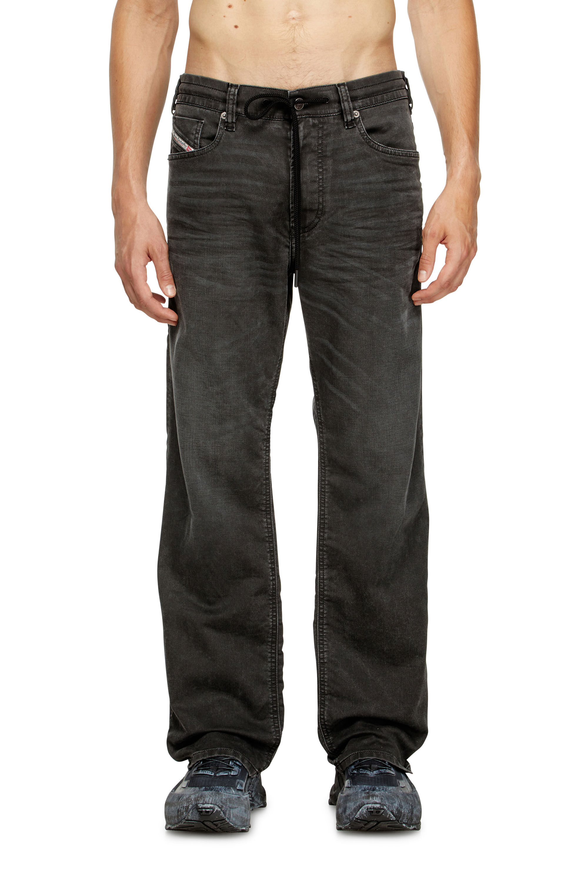 Diesel - Male's Relaxed 2080 D-Reel Joggjeans® 09J75, Black/Dark Grey - 3