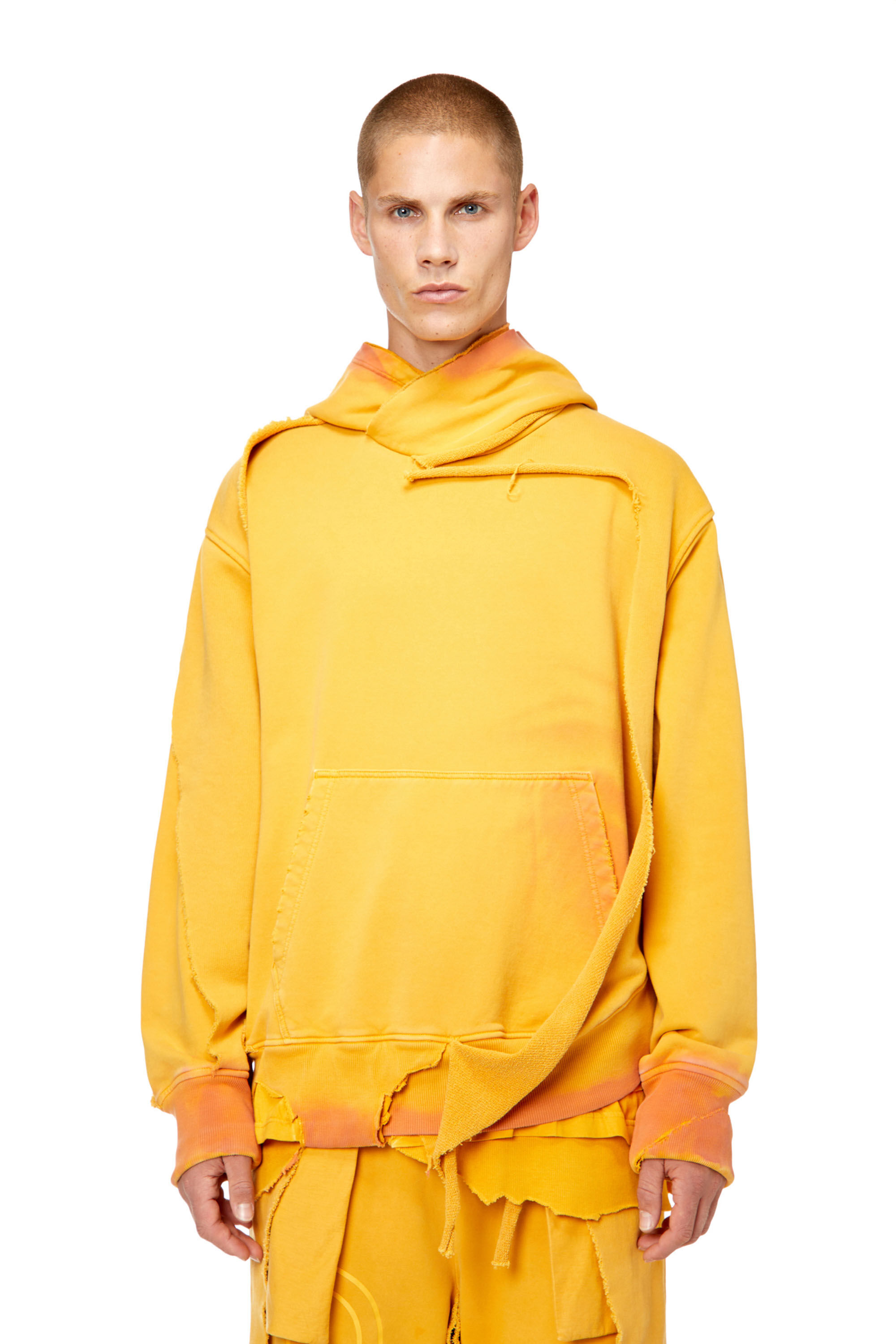 Diesel yellow sweatshirt sale