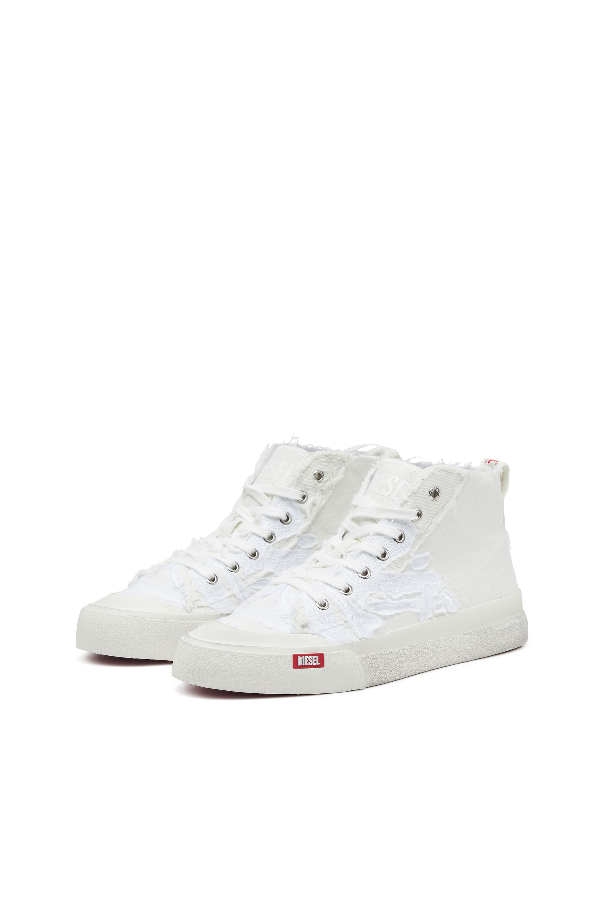 White 8s sneakers on sale