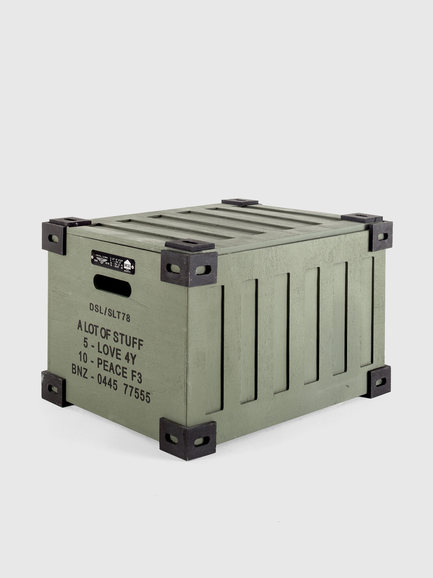 Diesel - 11120 SURVIVAL, Unisex's Wooden box in Military Green - 3