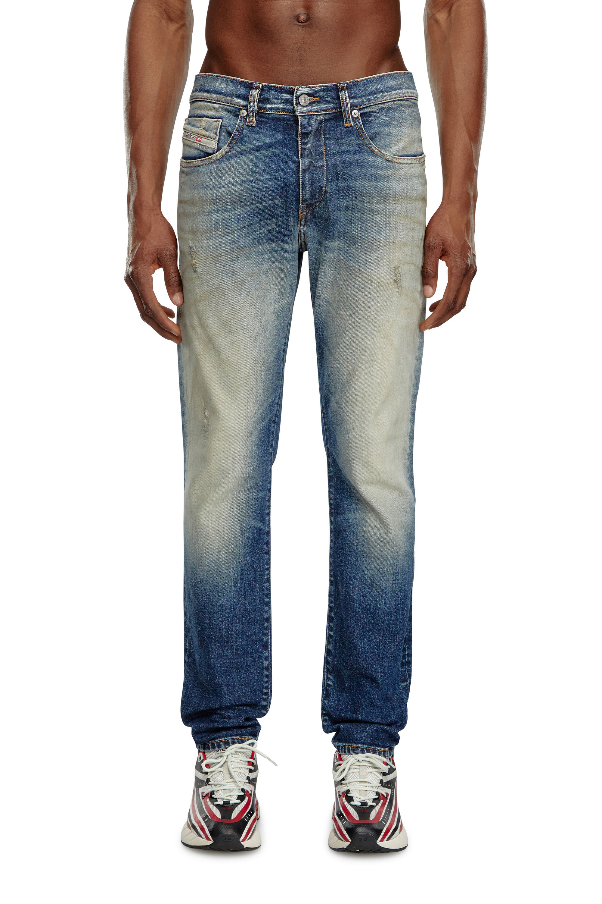 Diesel - Male's Slim Jeans 2019 D-Strukt 09J64, Dark Blue - 3