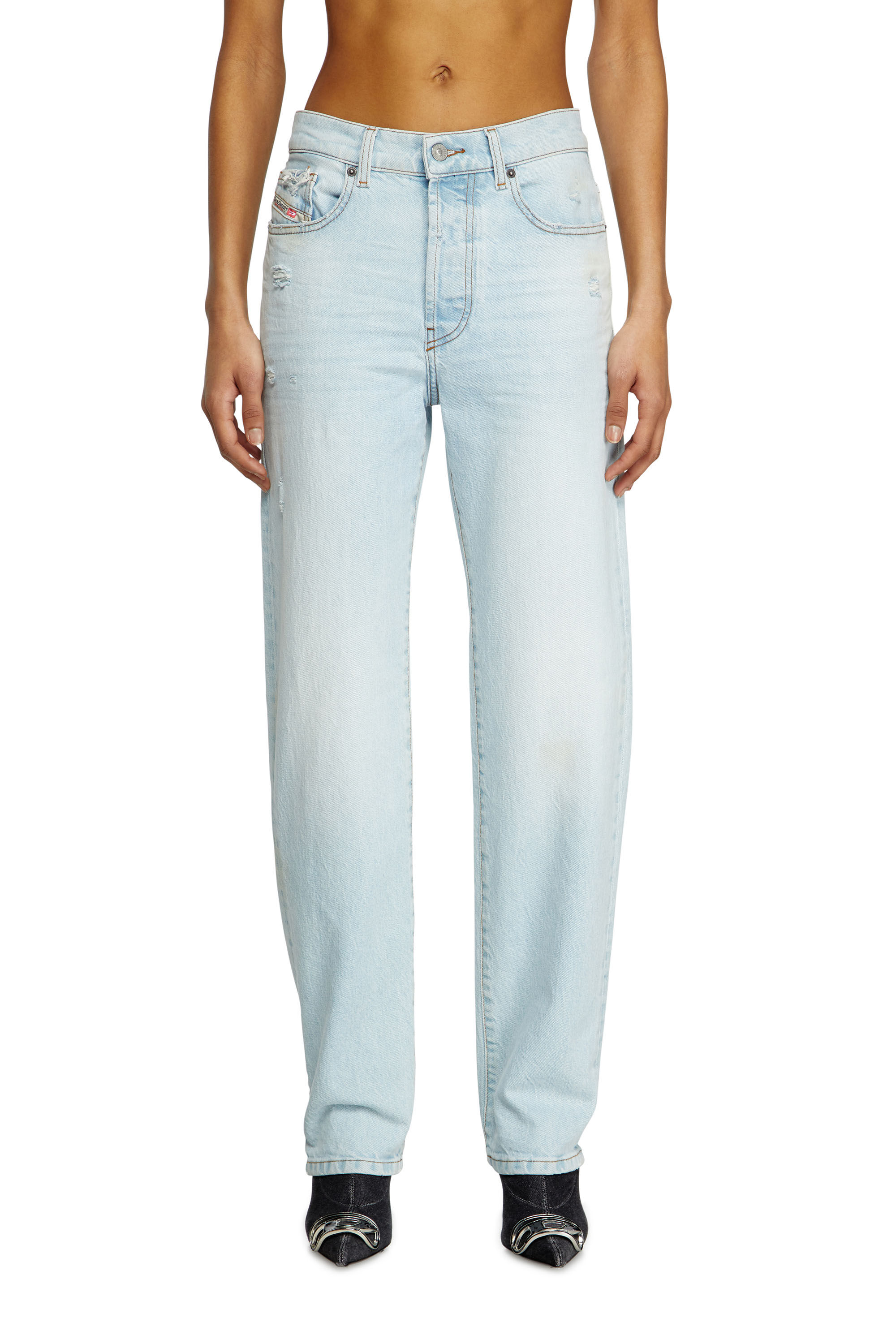 Diesel - Female's Regular Jeans 1988 D-Ark 0CLBF, Light Blue - 3