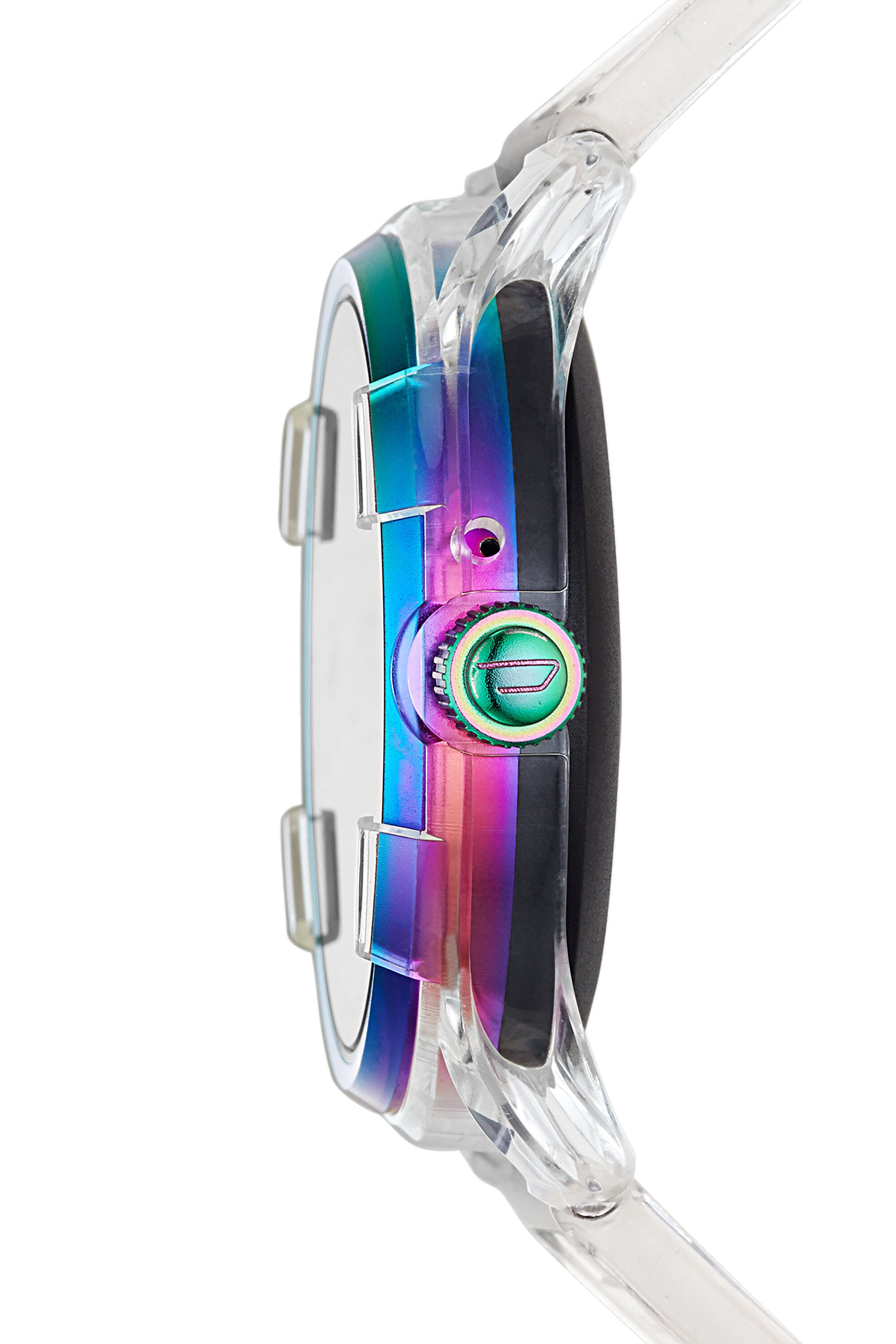 Diesel - DT2021, Male's Diesel On Fadelite Smartwatch - Clear Transparent in White - 3