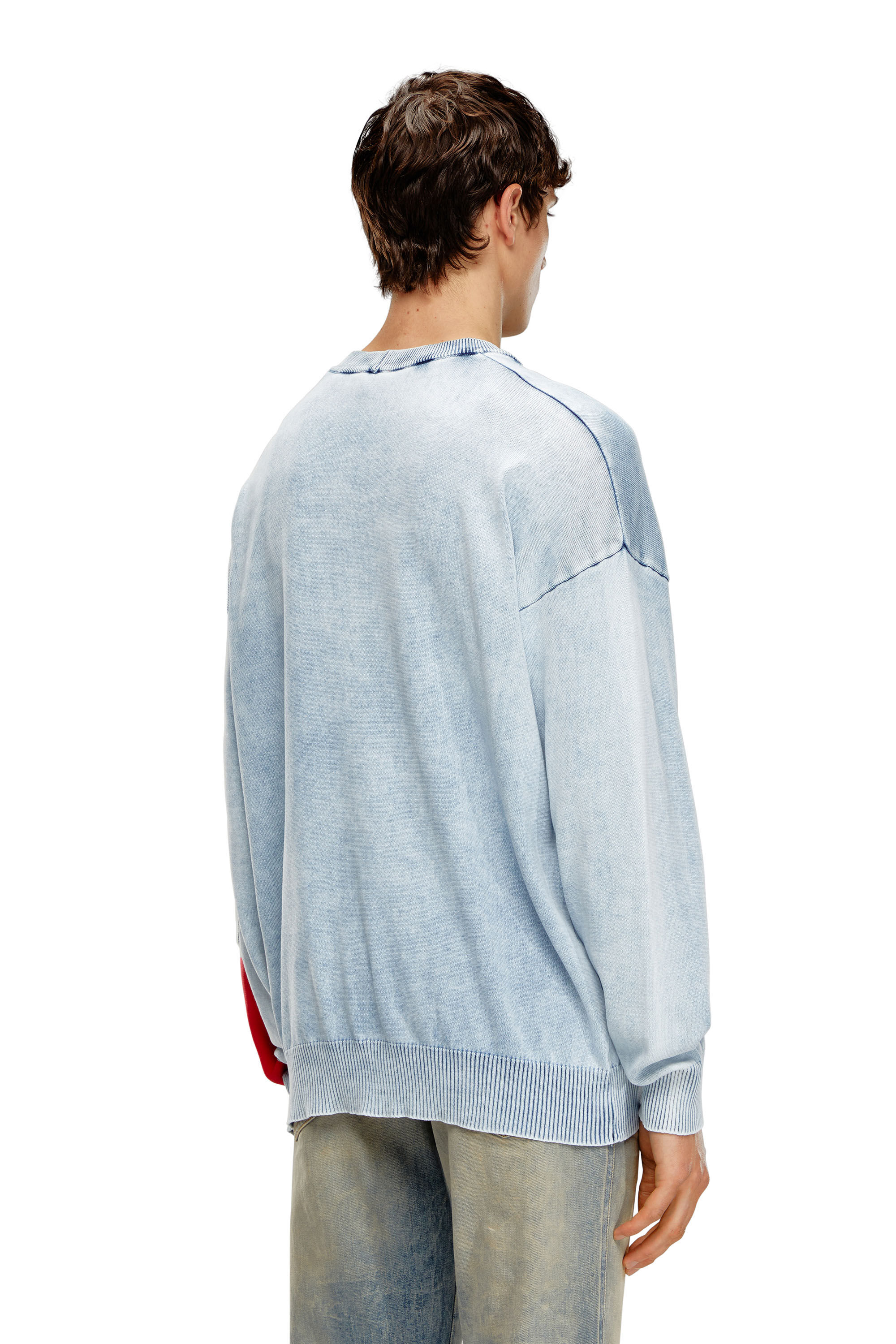 Men's Cardigan in indigo cotton | Blue | Diesel