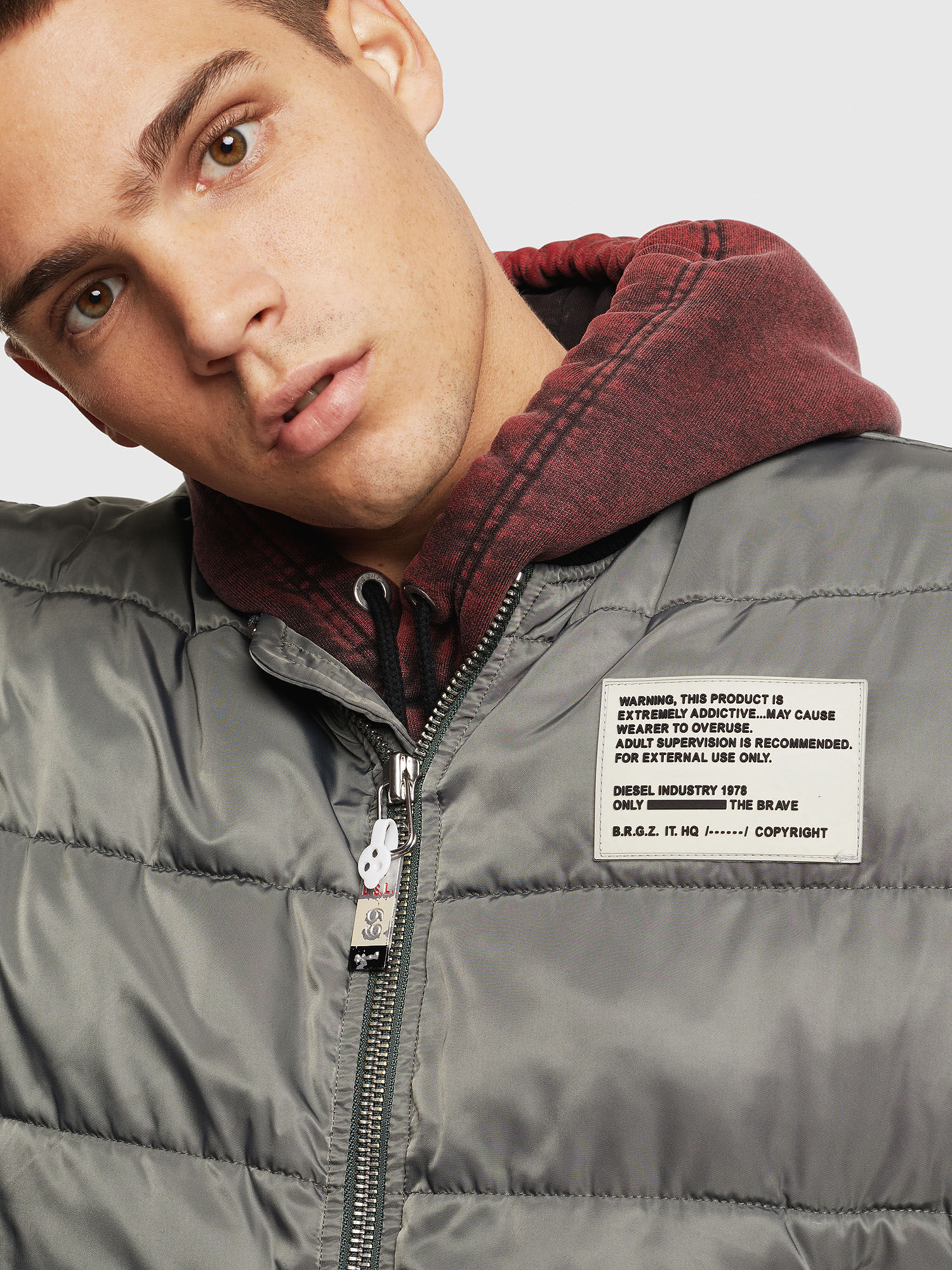 W KOSLOV SL Homme Veste sans manches matelass e Diesel