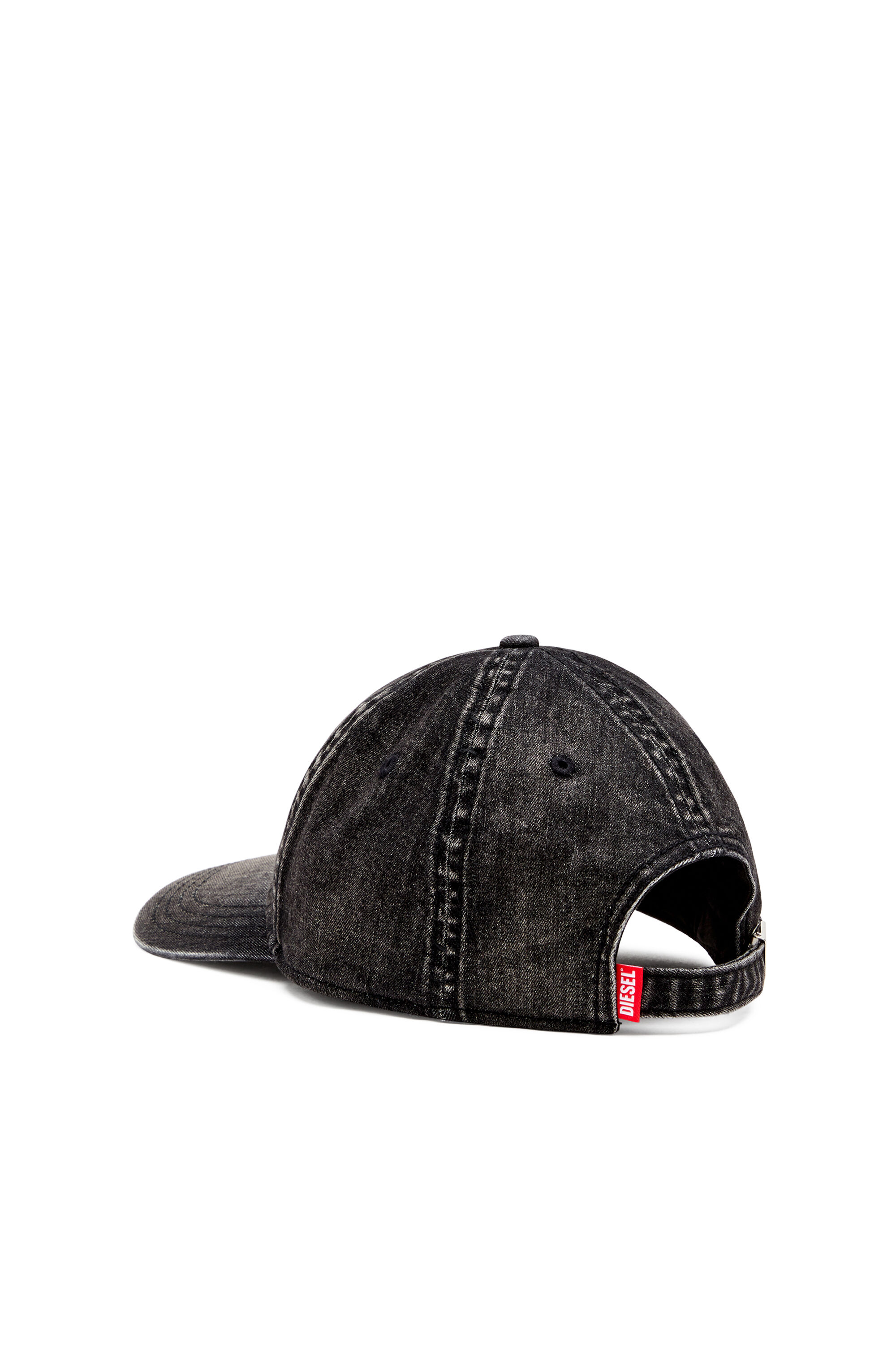 Men's Light black stretch denim cap | Black | Diesel Men's Light black stretch denim cap | Black | Diesel