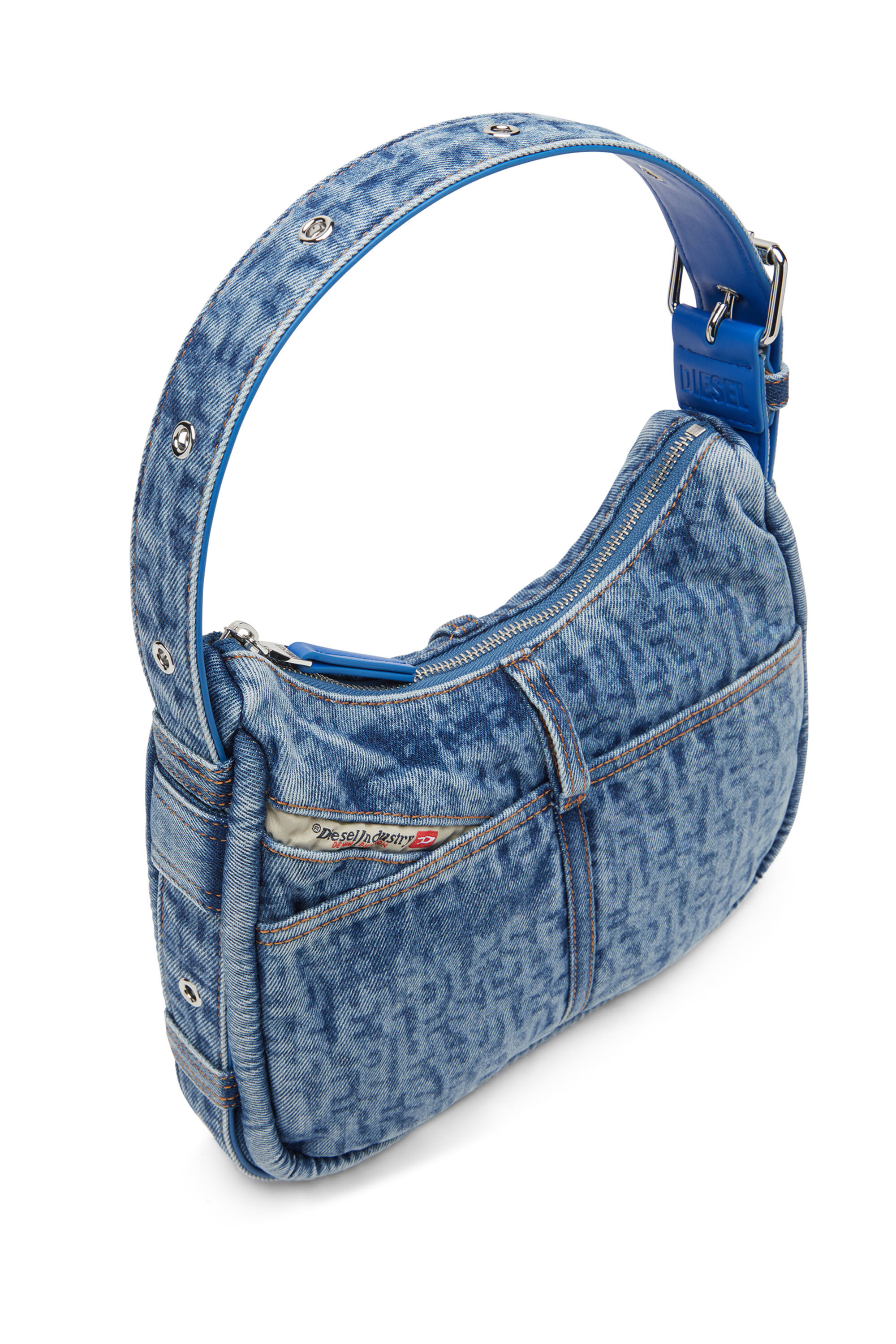 ILE Woman Hobo bag in monogram denim Diesel