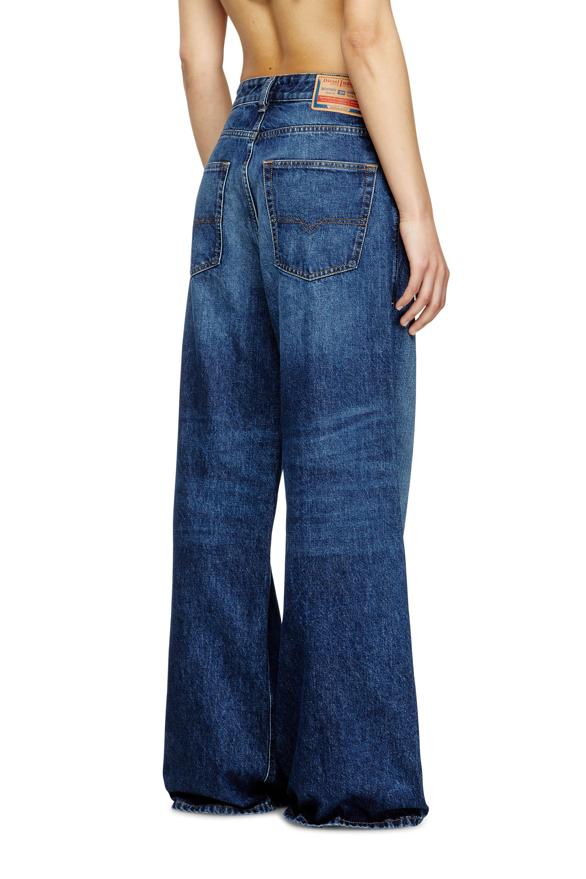 Diesel - Female's Relaxed Jeans 1996 D-Sire 09I27, Dark Blue - 4