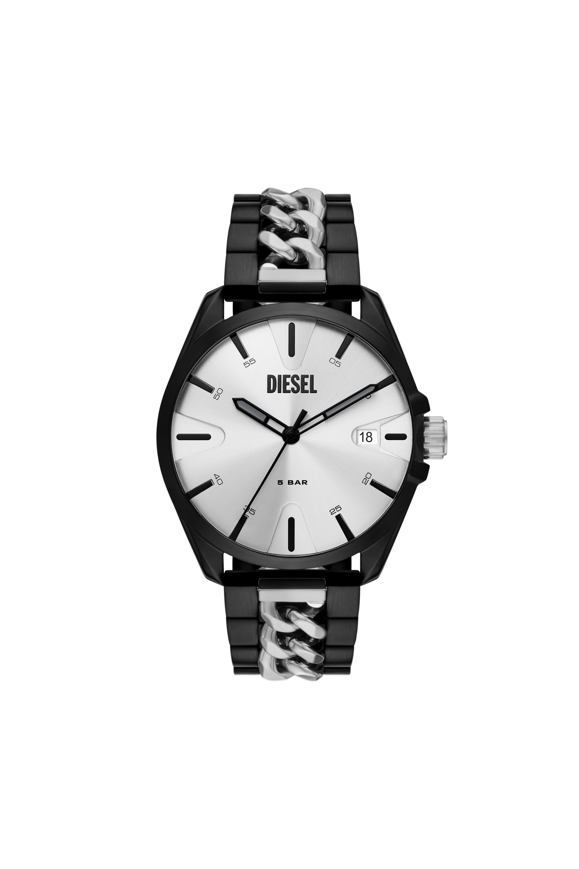 Diesel - DZ2176, Male's MS9 Stainless Steel Watch in Black - 1