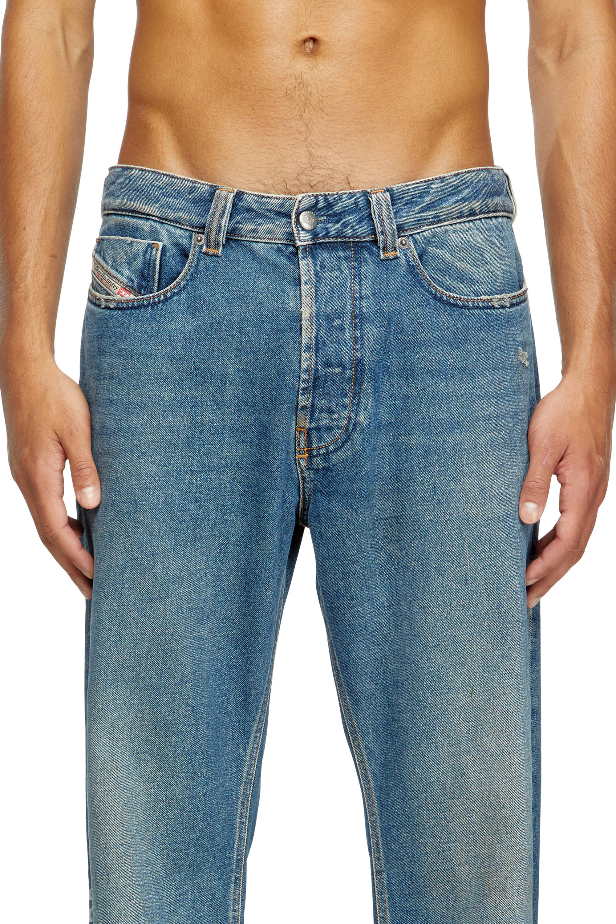 Diesel - Relaxed Jeans 1980 D-Eeper 09J79 Homme, Bleu moyen - Image 5