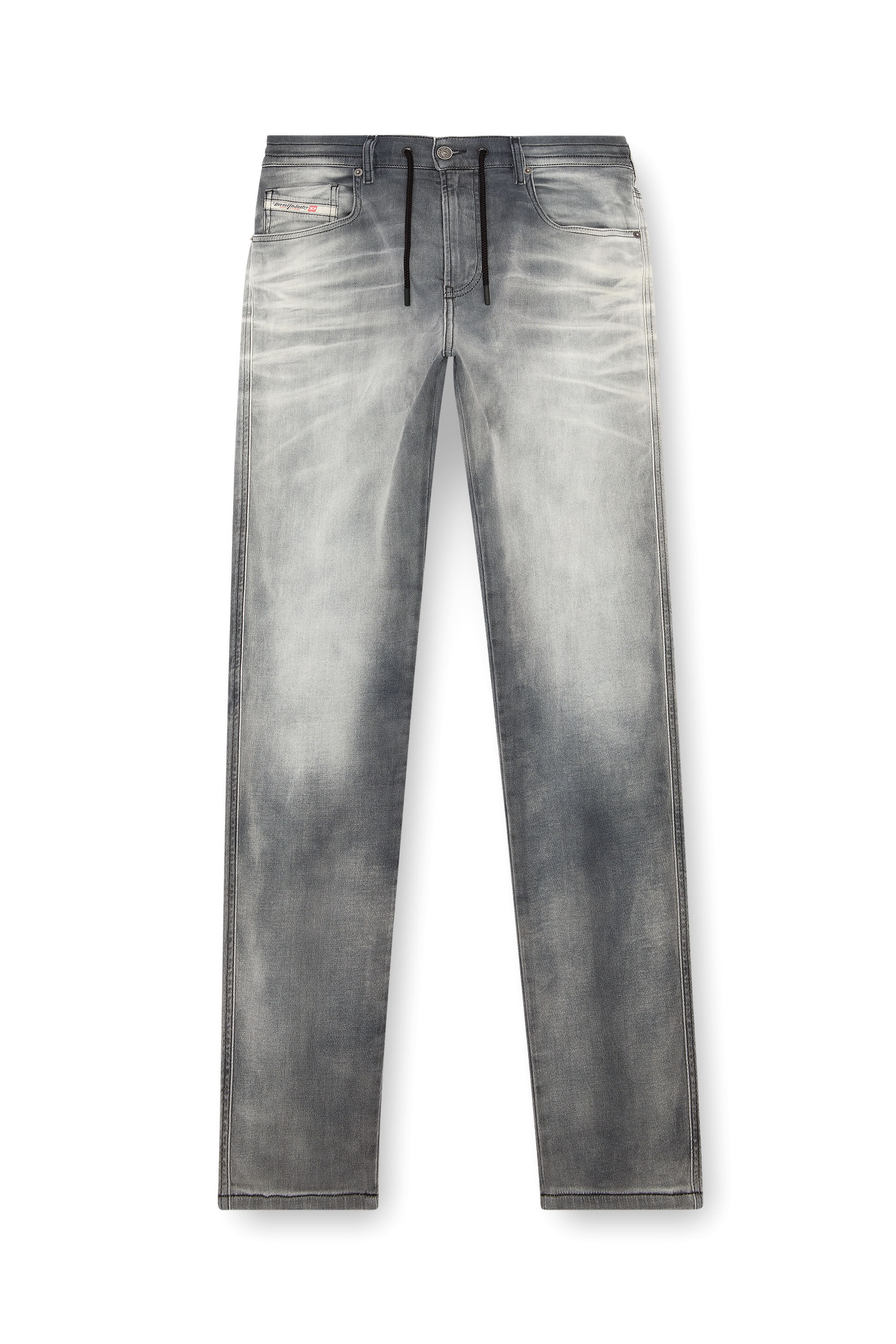 Diesel - Homme Slim 2060 D-Strukt Joggjeans® 068LR, Gris foncé - Image 2