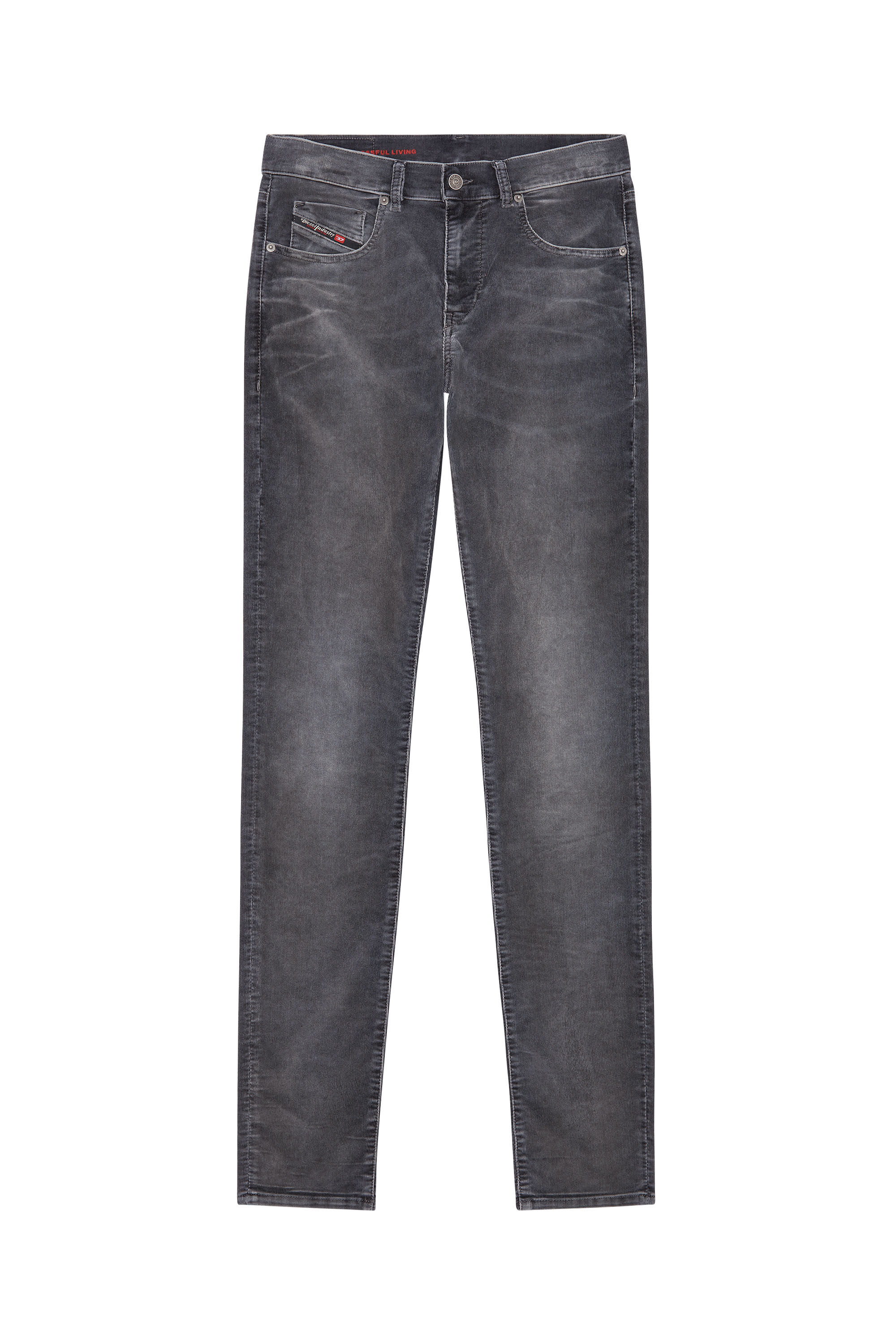 Diesel - Slim Jeans 2019 D-Strukt 069XQ, Black/Dark Grey - Image 2